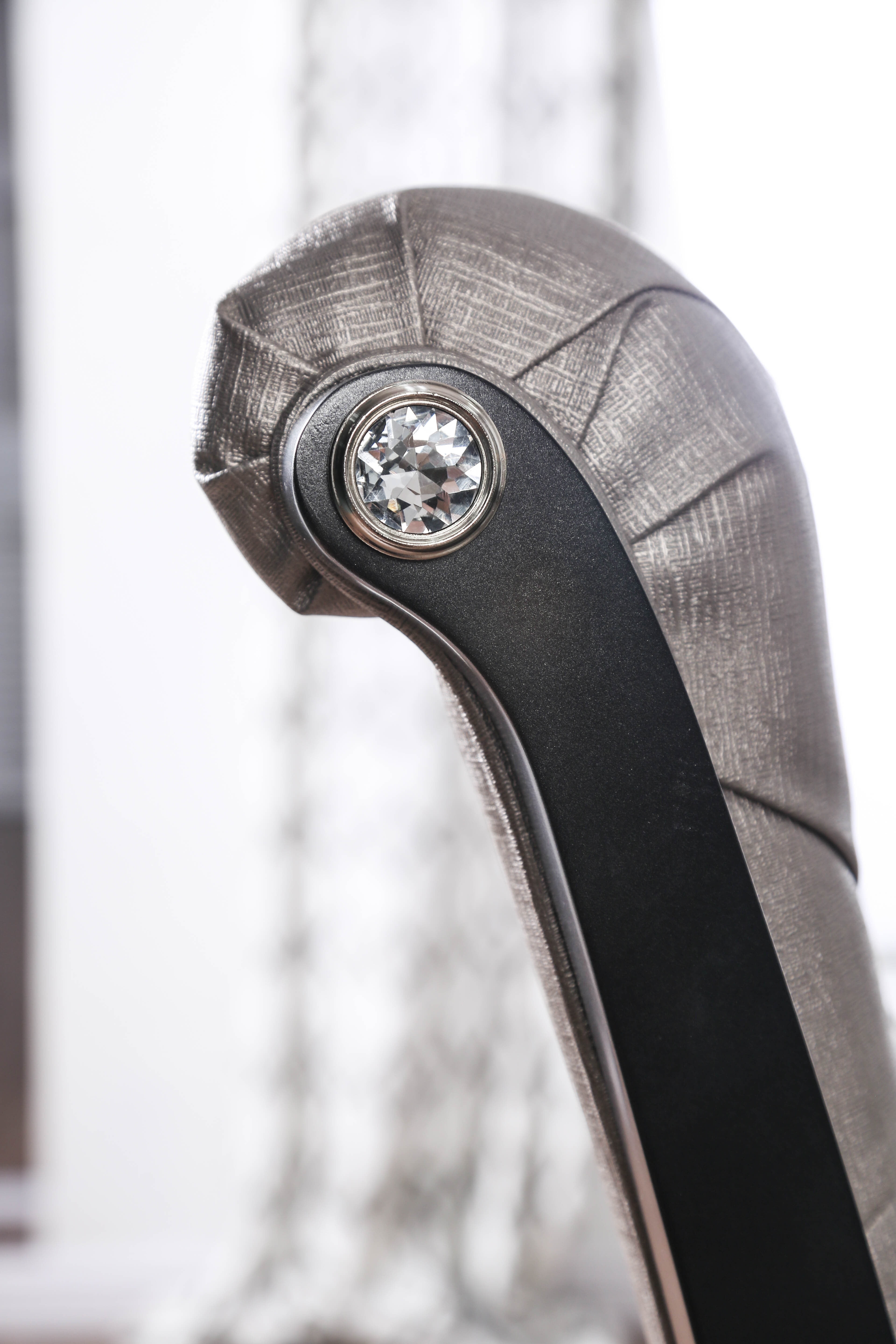 Furniture of America Tara Upholstered Dining Chairs - Set of 2, Gray - Image 2