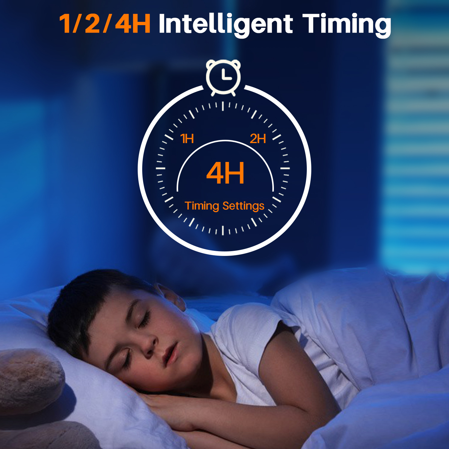 SURNIE Metal Farmhouse Flush Mount Ceiling Fan - Image 7