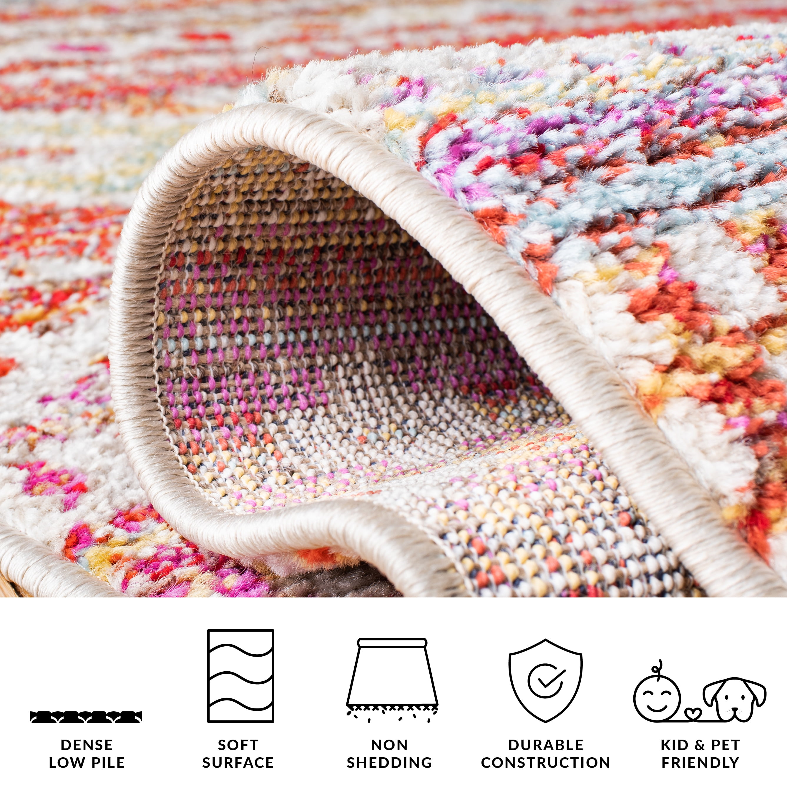 SAFAVIEH Adirondack Betty Southwest Area Rug, Rust/Ivory, 6' x 9' - Image 8