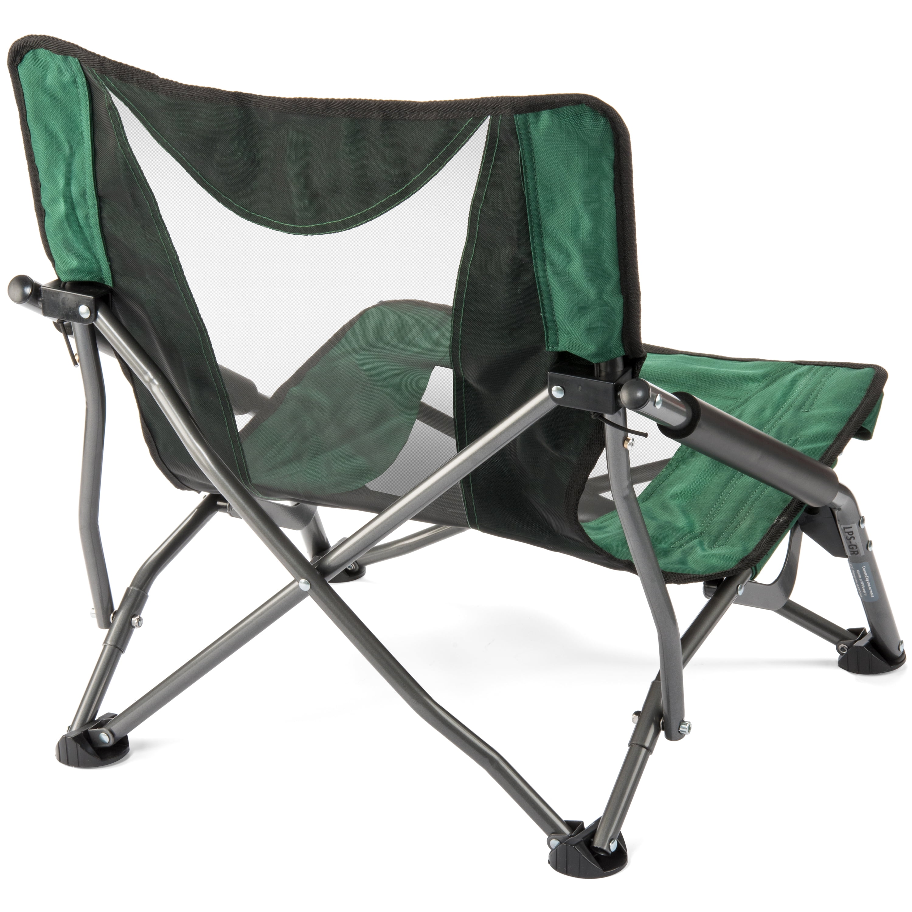 Cascade Mountain Tech Low Profile Camp Chair - Green, with Carry Bag - Image 8