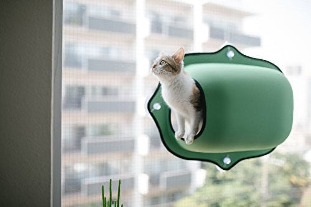 K&H Pet Products EZ Mount Window Cat Bed, Small, Brown, 27-in - Image 2