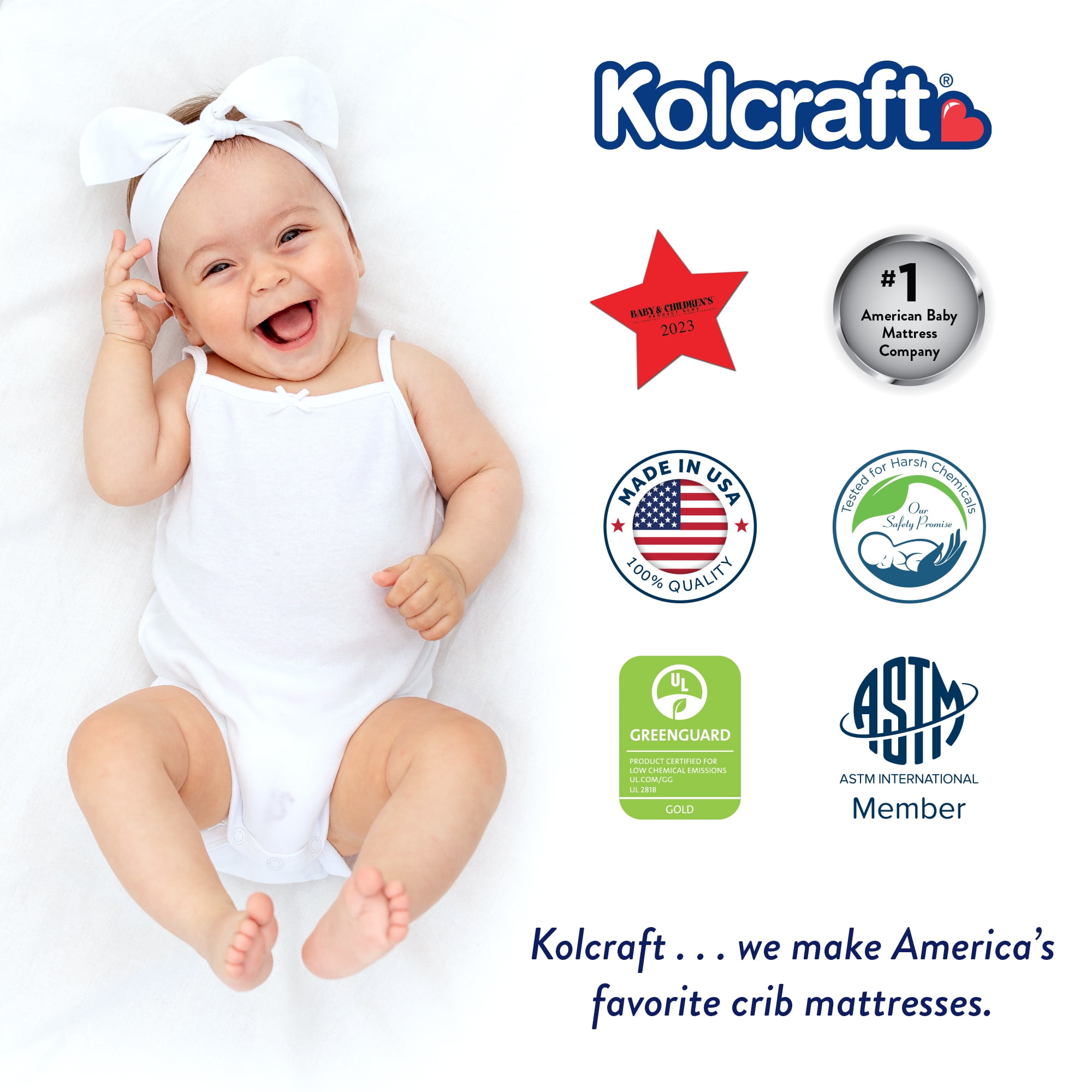 Kolcraft Fresh Start Premium Foam Baby Crib Mattress and Toddler Mattress - Image 13