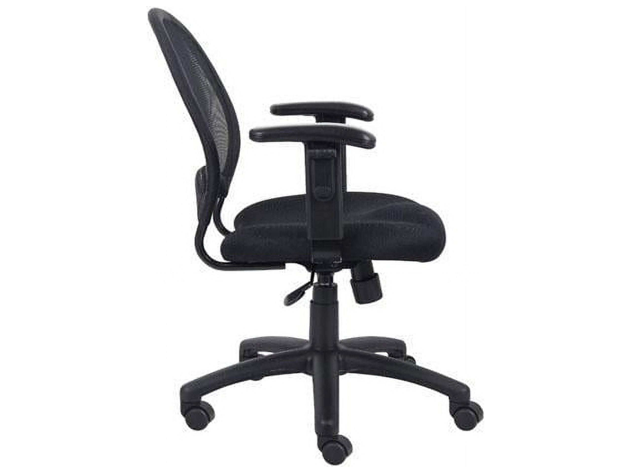Boss Office Products Mesh Chair With Adjustable Arms - Image 6