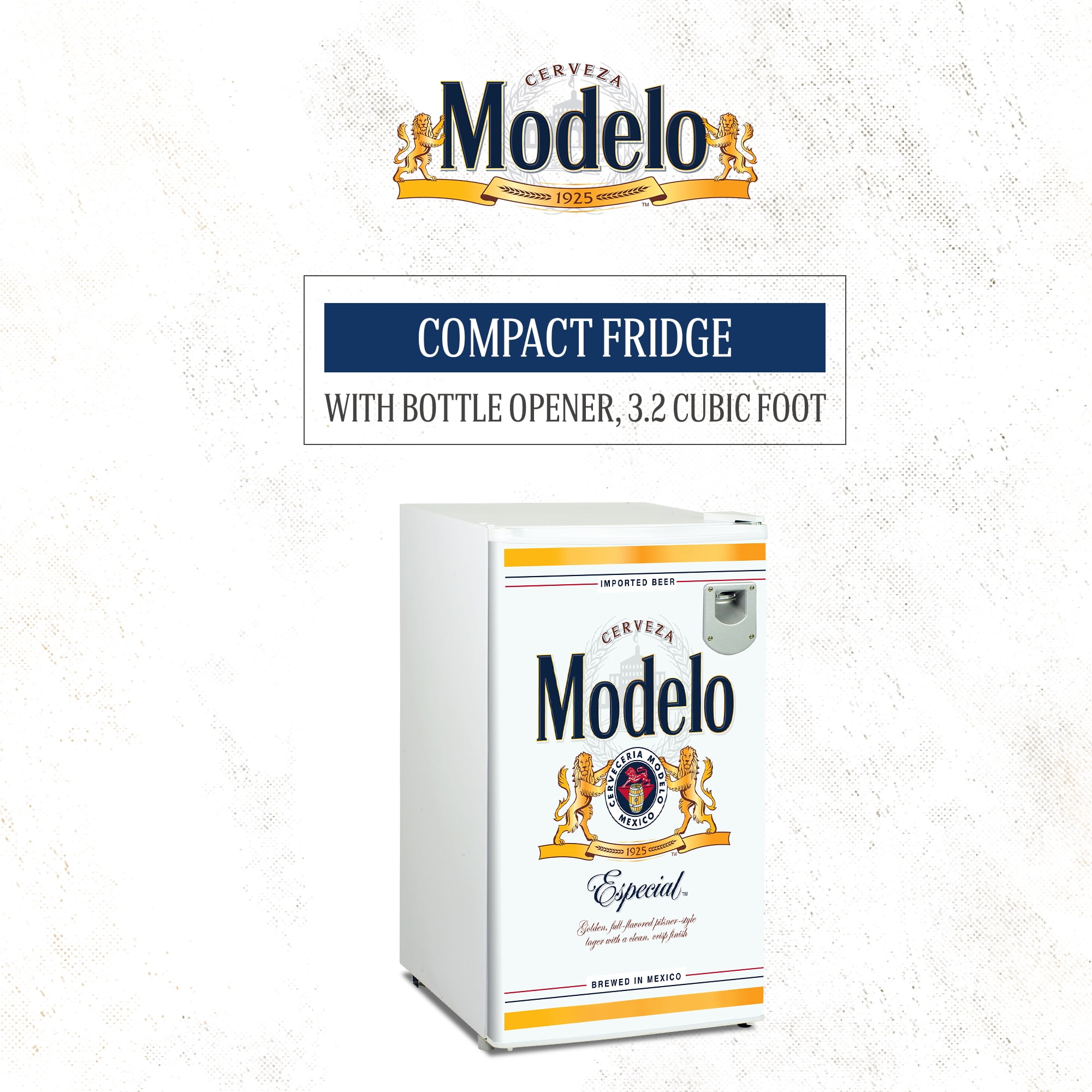 Modelo Fridge w/ Bottle Opener, 3.2 cu ft (90L), White - Image 8