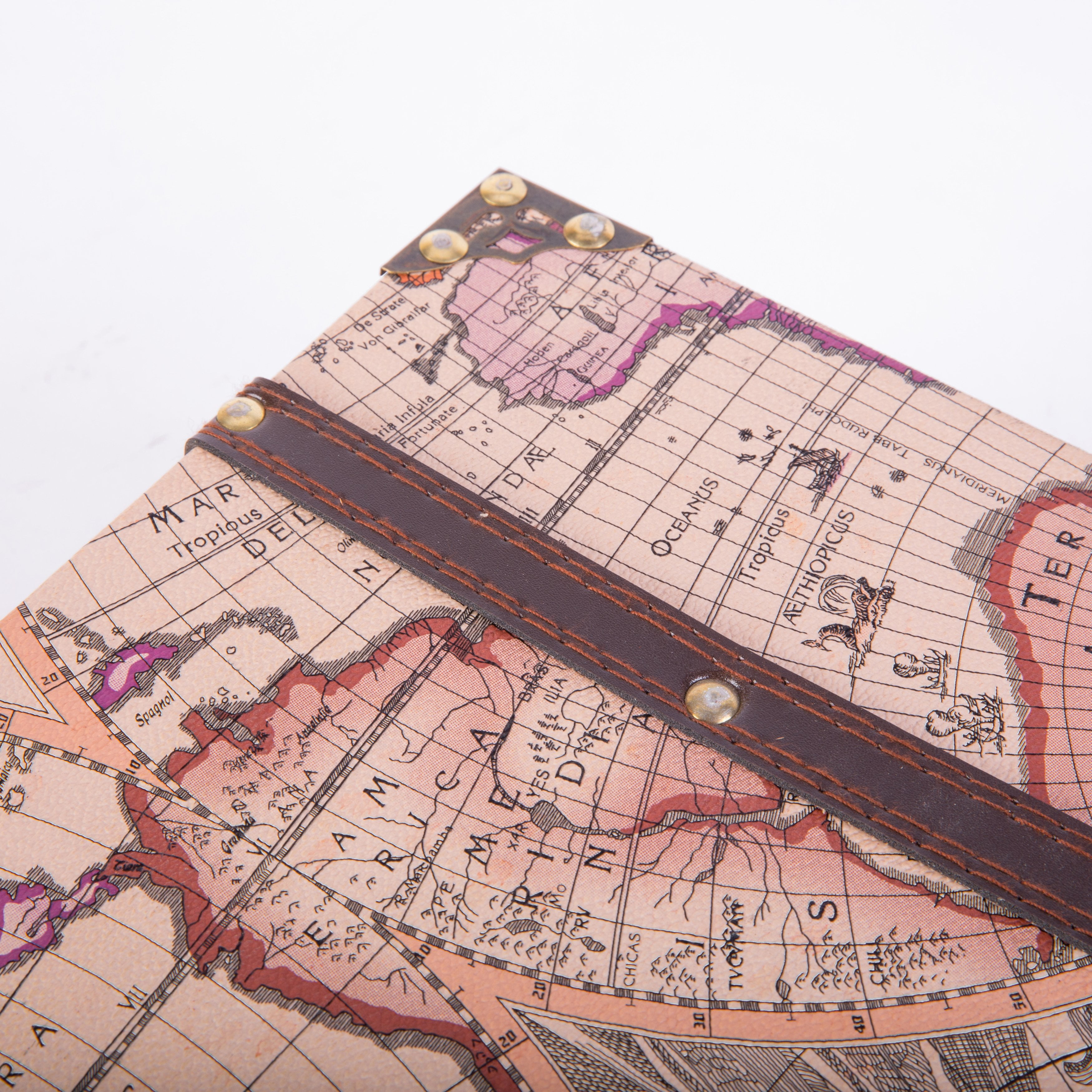 Old World Map Suitcase - Image 5