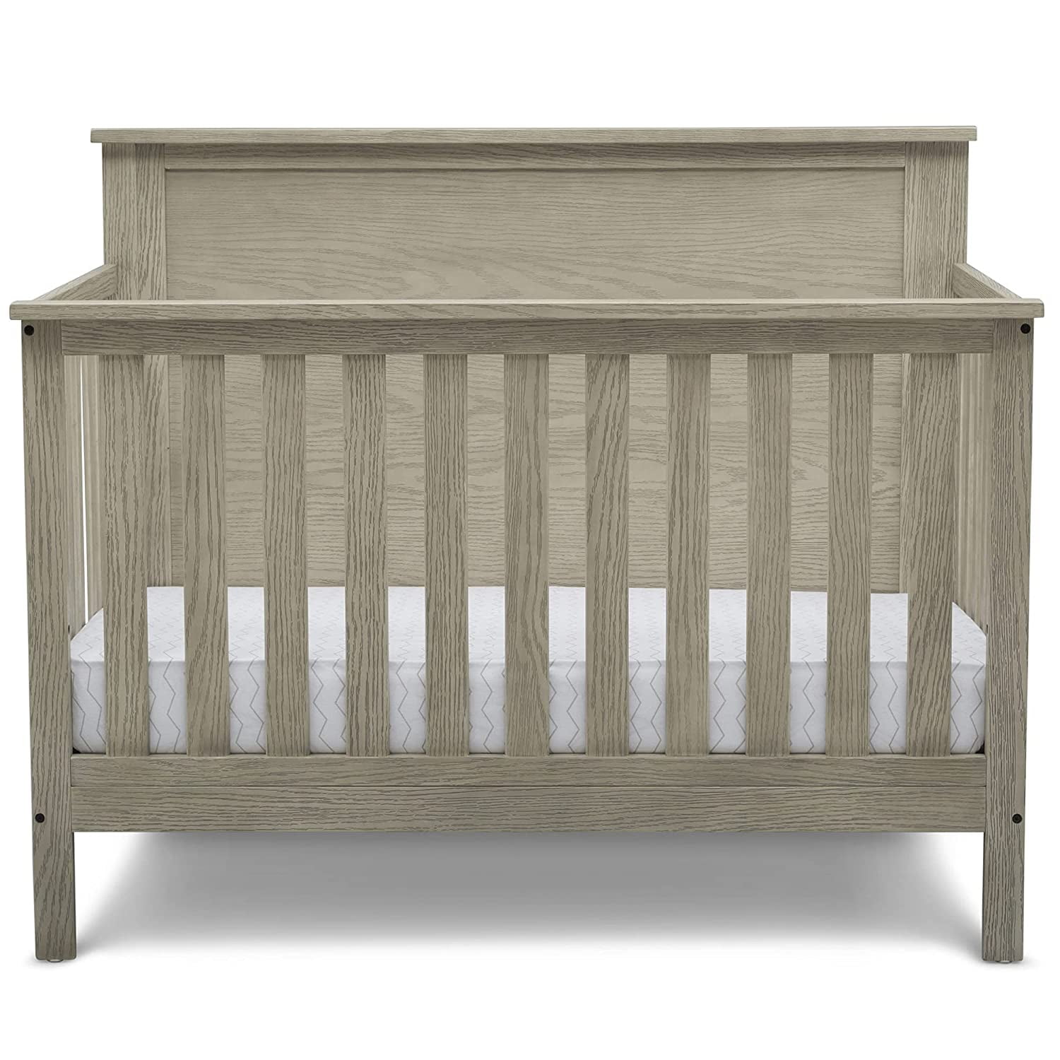 Delta Children Middleton 4-in-1 Convertible Baby Crib, Greenguard Gold Certified, Textured Limestone - Image 8