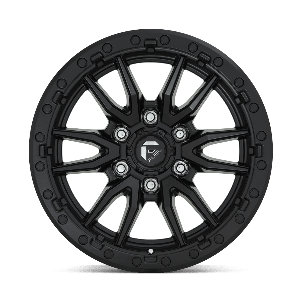 Fuel 1PC Aluminum Rim D679 REBEL 17X9in Matte Black Finish, D67917908445 - Image 3