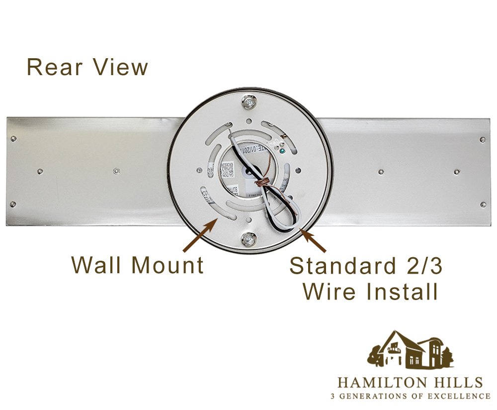 Hamilton Hills Modern Transitional Frosted Bathroom Vanity Light Fixture - Image 5