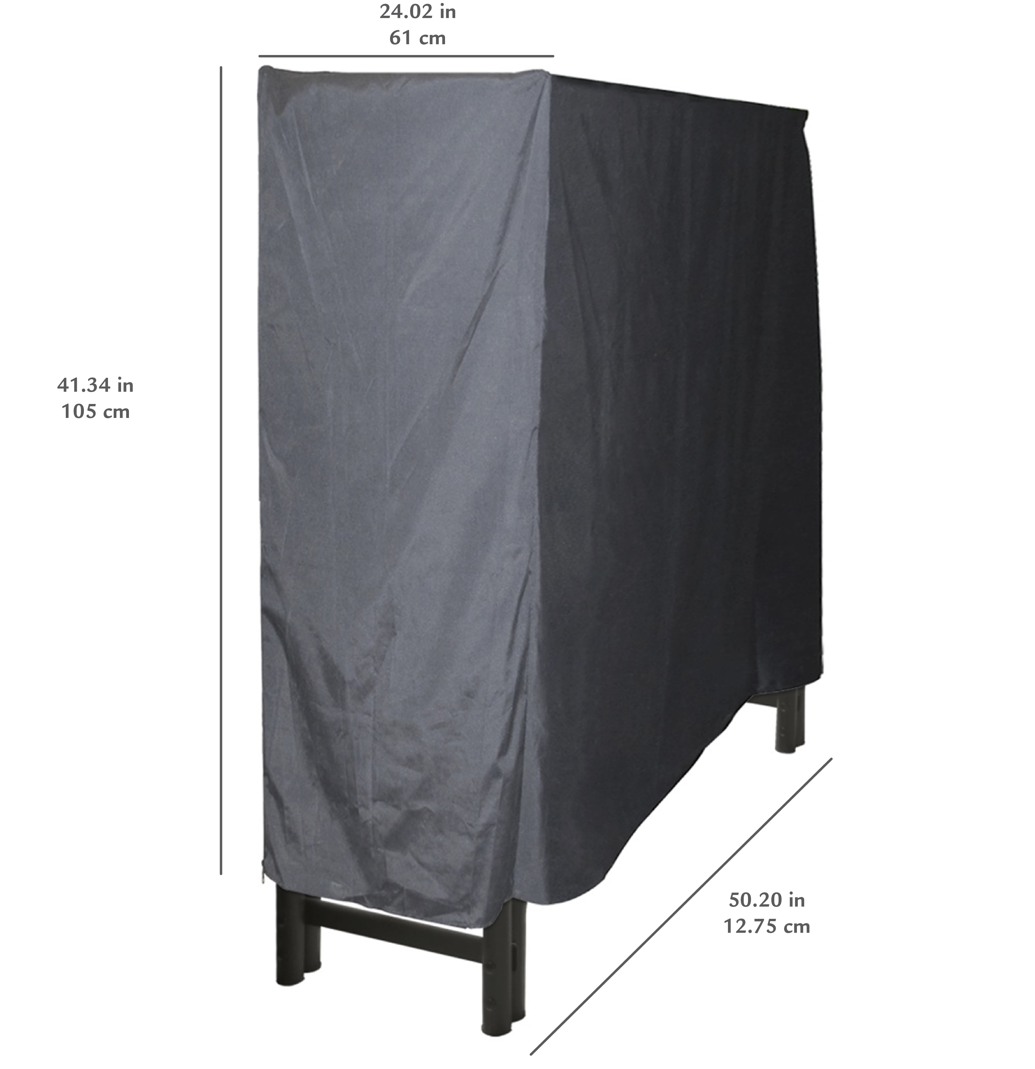 Pleasant Hearth 4-Ft Full Black Polyester Cover - Image 2