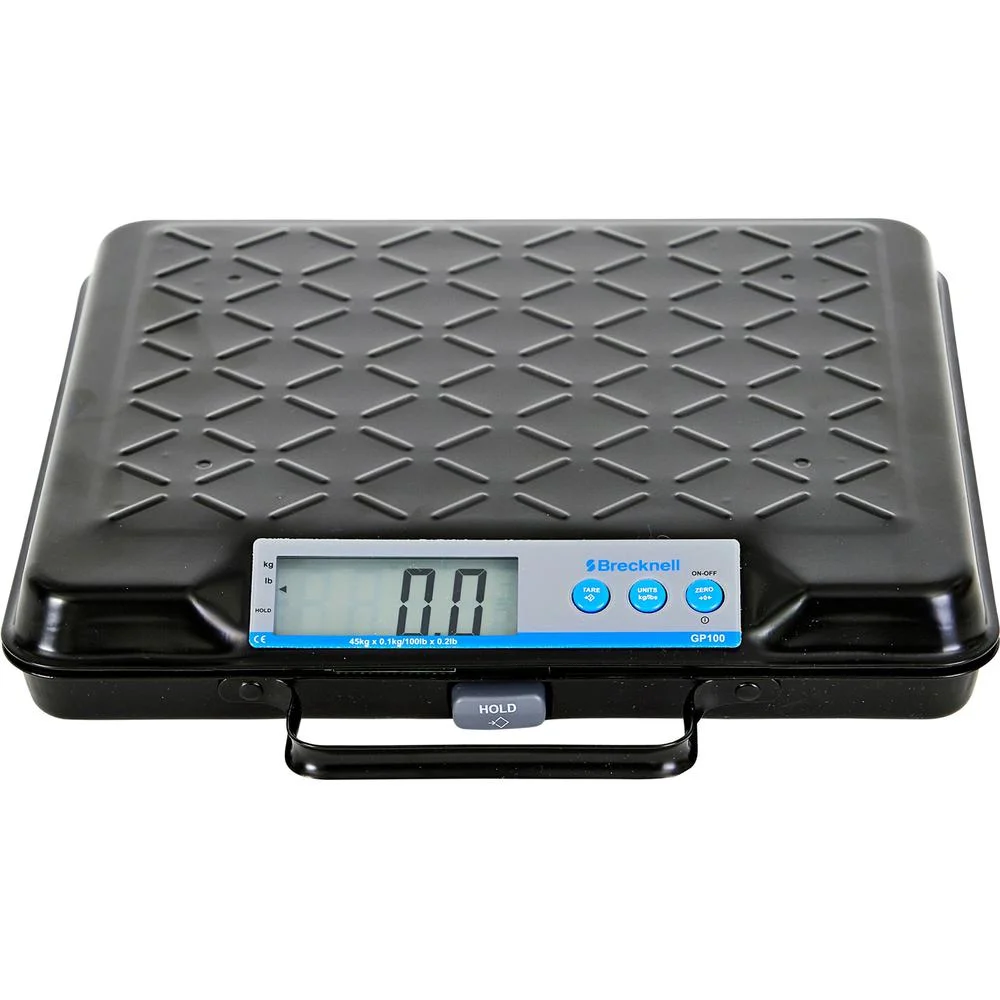 Brecknell® Electronic Postal Scale, 2 1/5"H x 12"W x 11"D, 100-Lb. Capacity - Image 4