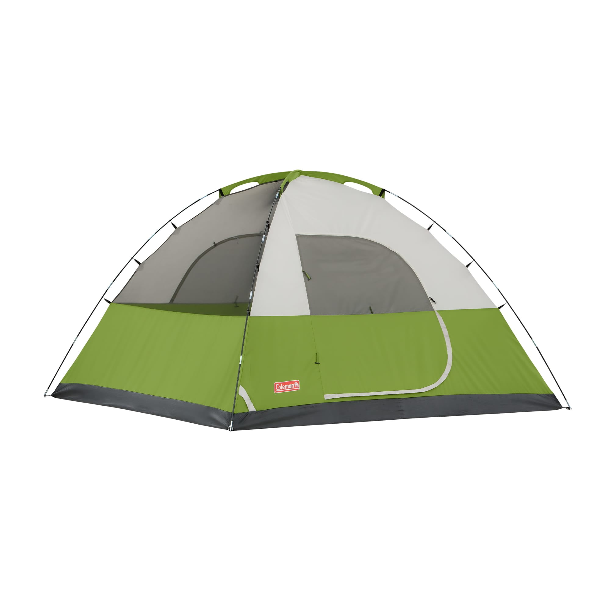 Coleman Sundome 6-Person Dome Tent, Green, 72" Center Height, Overall dimensions: 120'' H x 120'' W - Image 2