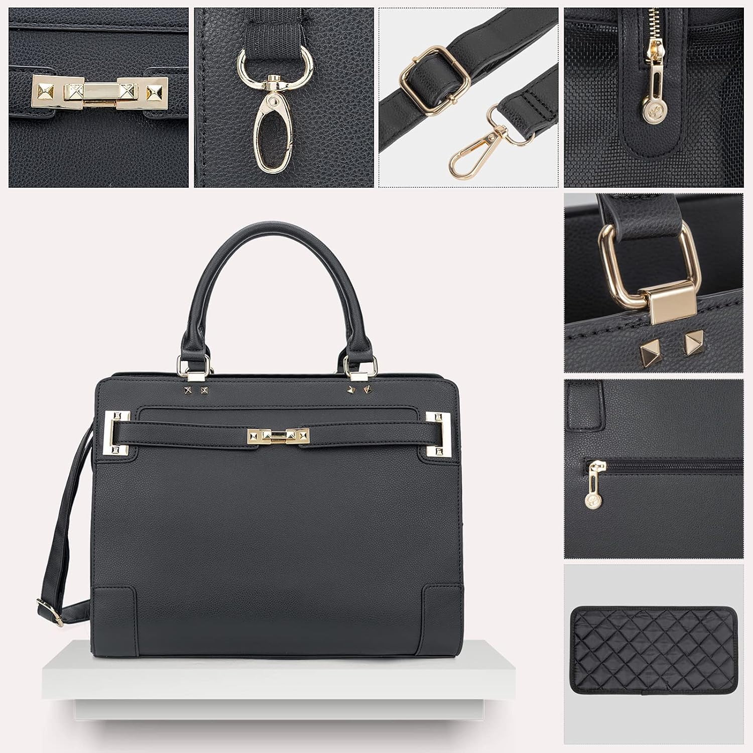 MINSONG Fashion Pet Carrier Dog Cat Carrier Purse Soft-Sided Leather Handbag Pet Tote Bag for Small Dogs Puppy and Cats TSA Airline Approved - Image 6