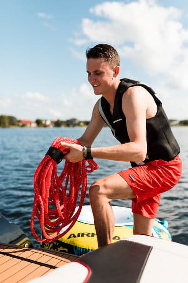 Airhead Blast Towable Tube for Boating, Heavy-Duty Nylon, Blue/Yellow - Image 2