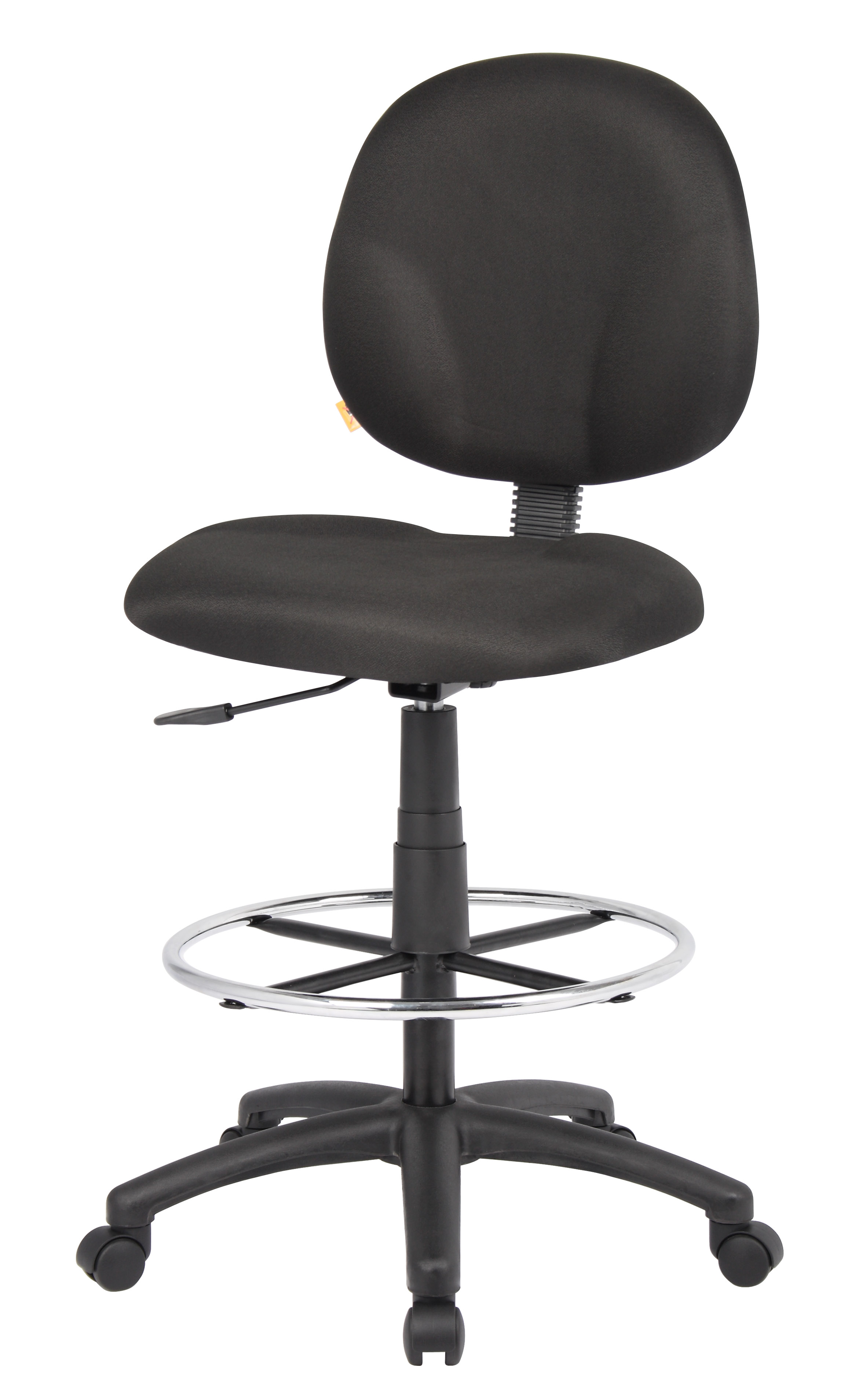 Boss Office Products Black Fabric Drafting Stools W/Footring - Image 8