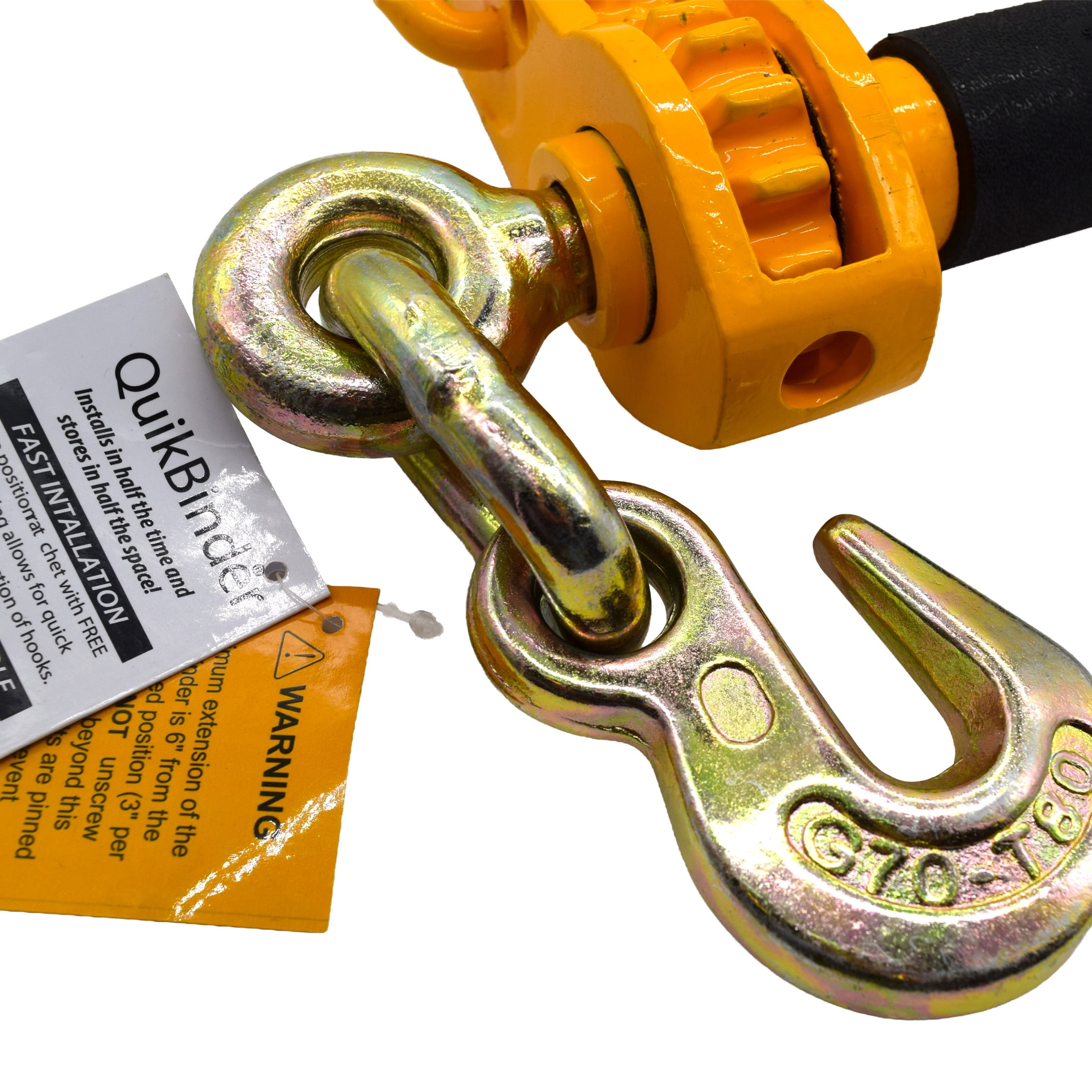 3/8" - 1/2" QuikBinder, 4 Pack, 12000 lbs WLL, Load Binder, Peerless Chain, #H5125-0858 - Image 7