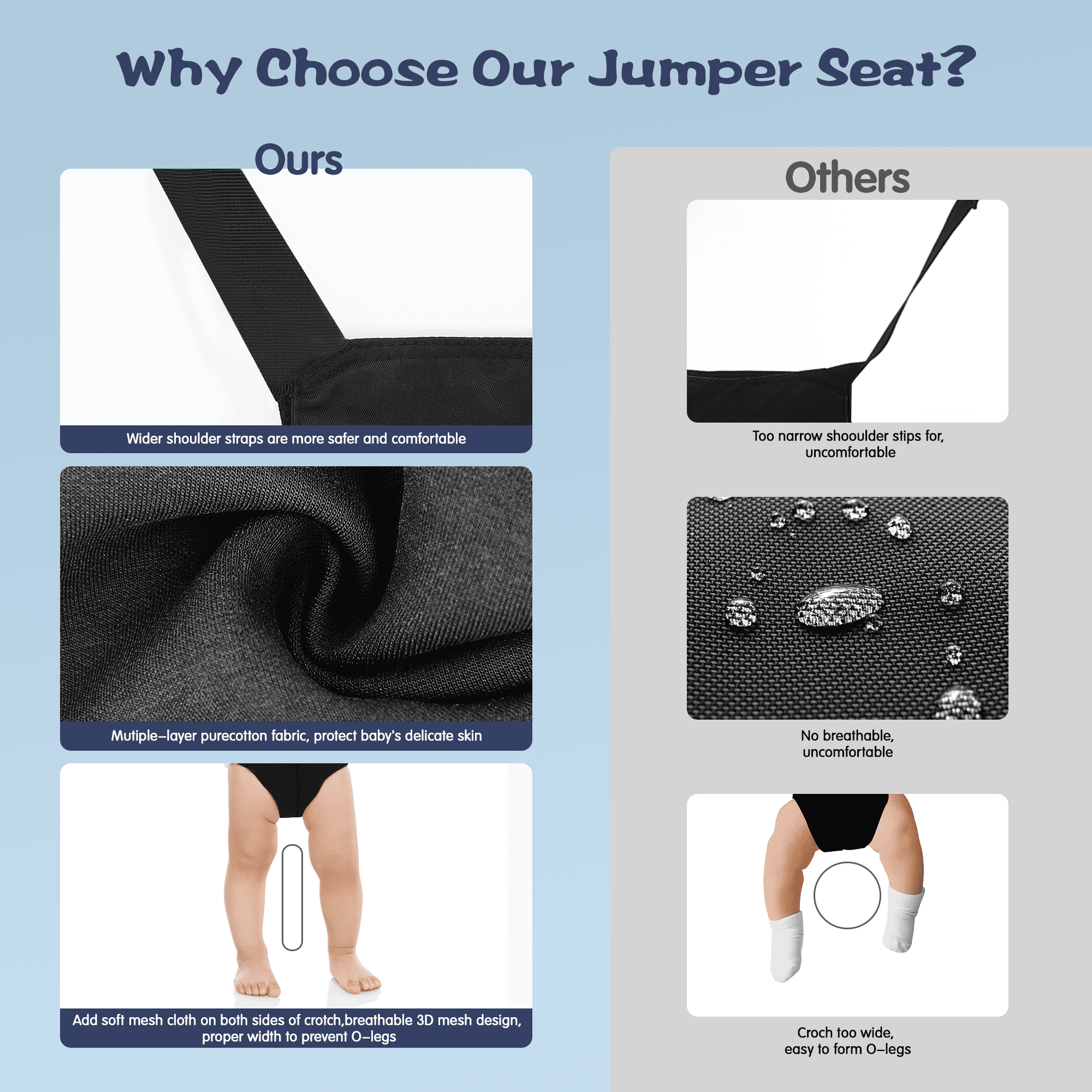 Cowiewie 2 in 1 Baby Jumper Bouncer or Walker for Activity Center for 6-24 Months Infant, Grey - Image 14