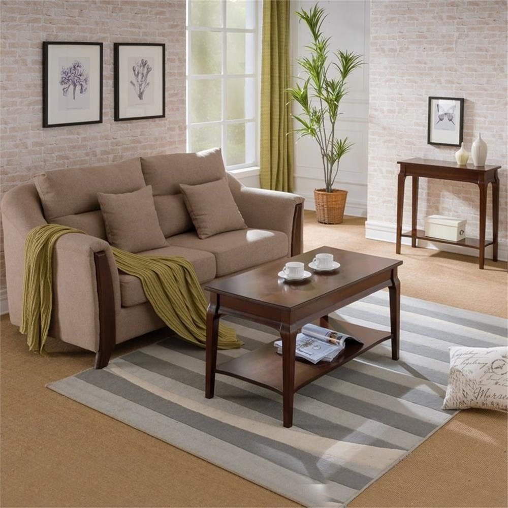 Leick Home Stratus Hall Stand in Heartwood Cherry - Image 11