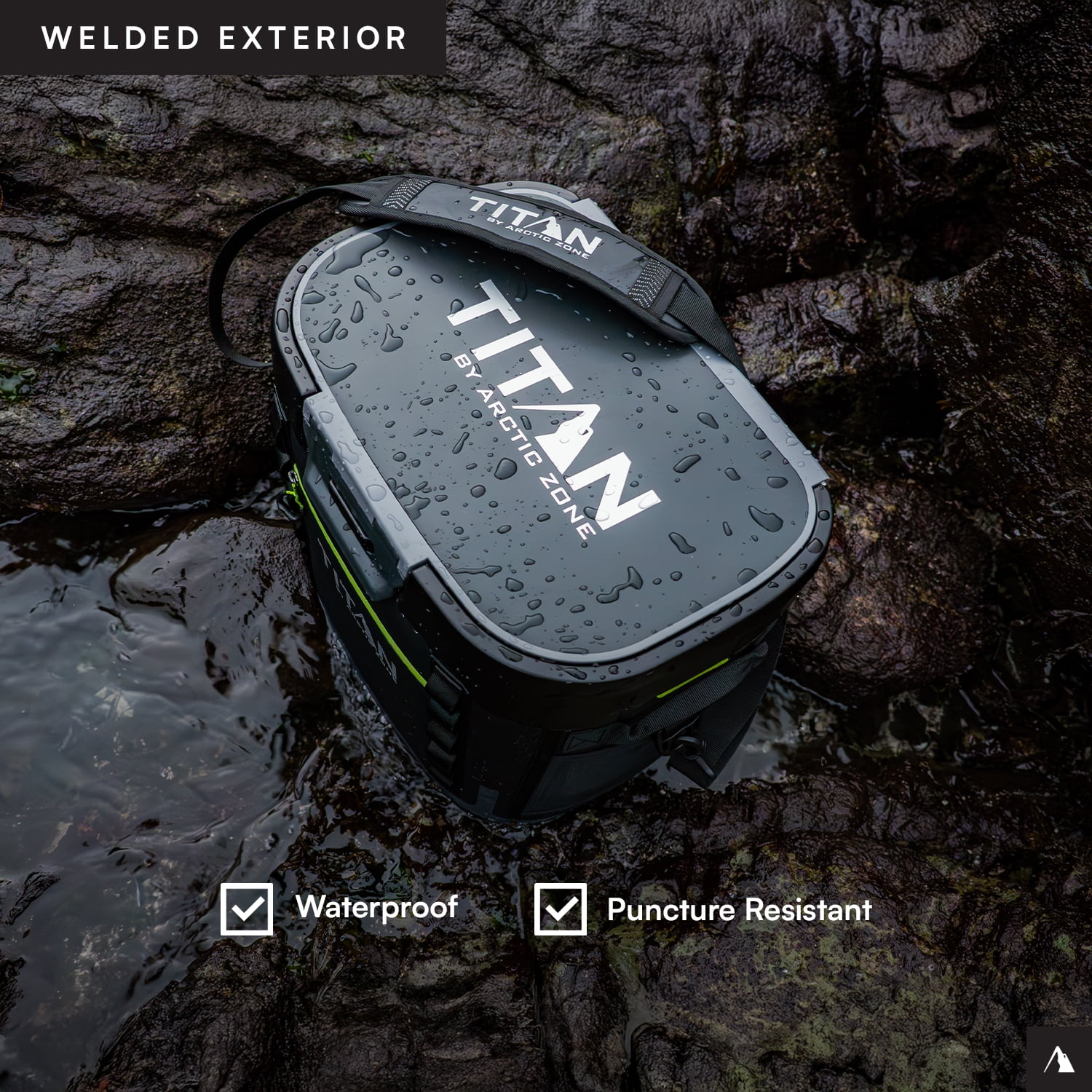 Titan by Arctic Zone 36 Can, 24 Quart Welded Soft Cooler with Waterproof Exterior & Leak Proof Latch, Black - Image 7