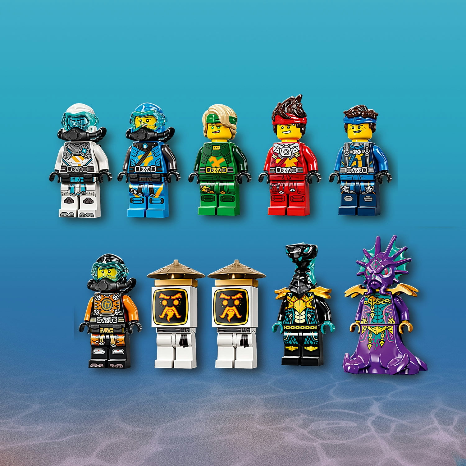 LEGO NINJAGO Hydro Bounty Building Set, 71756 Submarine Toy with Kai and Nya Minifigures, Ninja Toys, Gifts, Presents for Kids, Boys, Girls Age 9 Plus Years Old - Image 3