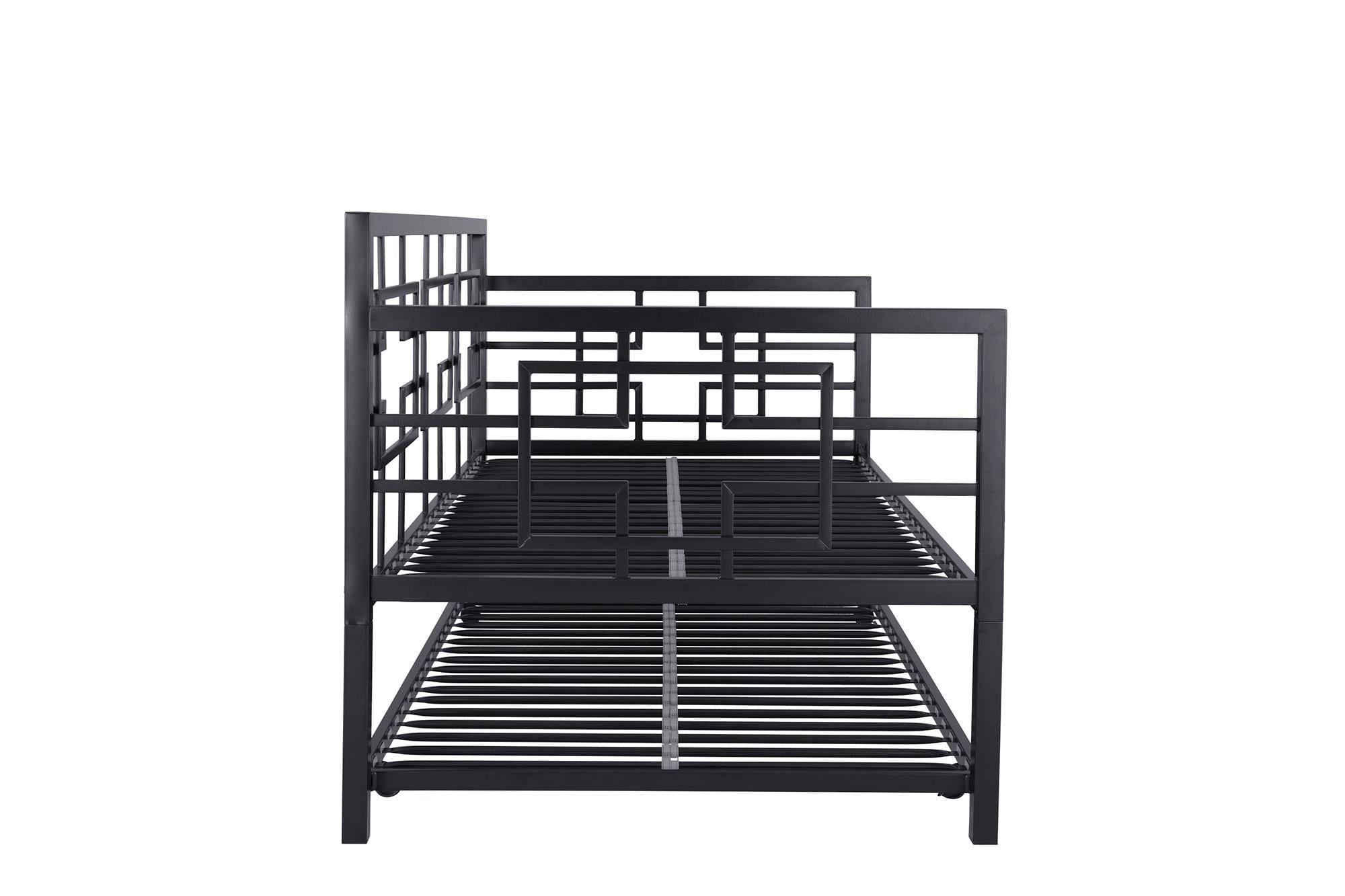 Better Homes & Gardens Metal Twin Daybed with Twin Trundle, Black - Image 7