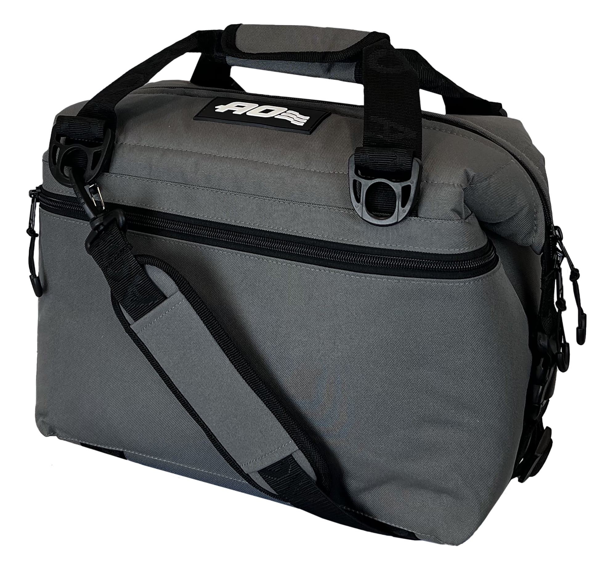 AO Coolers 12 Can Canvas Soft-Sided Cooler, Charcoal Gray - Image 2