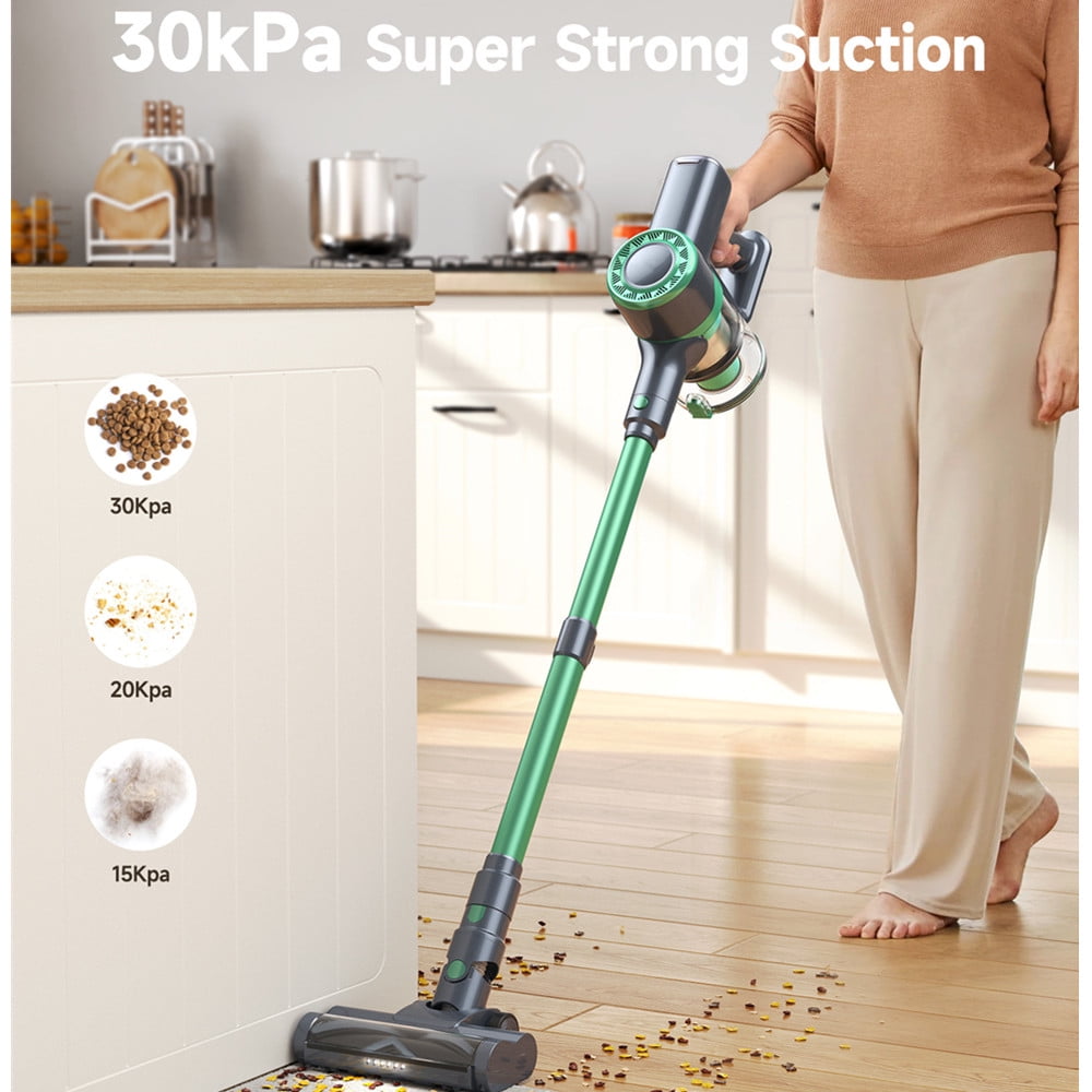 6 in 1 Cordless Stick Vacuum Cleaner Powerful 30KPA 250W Powerful Suction Lightweight Handheld Vac for Home Hard Floor Carpet Car Pet Hair Model L8 - Image 8
