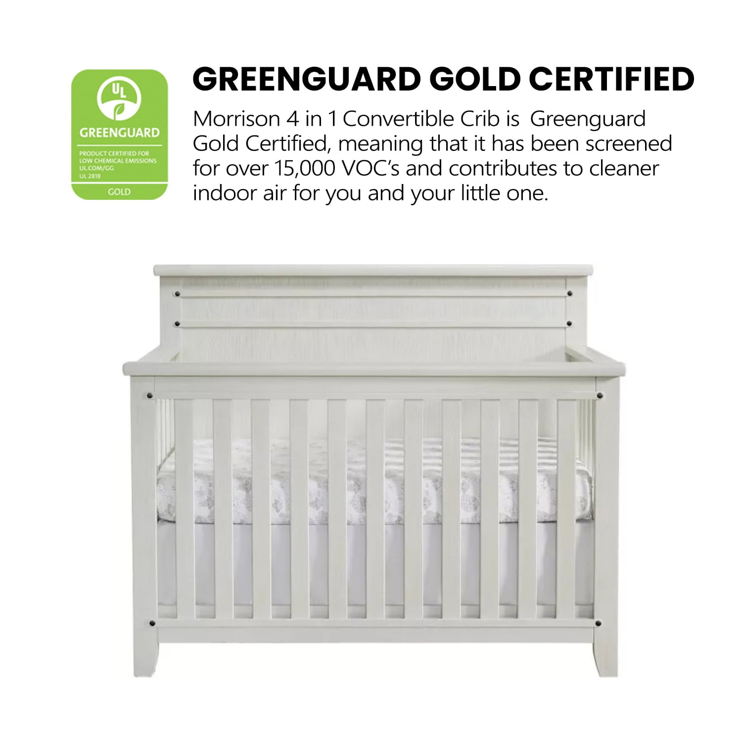 Soho Baby Morrison 4-in-1 Convertible Crib - Image 6