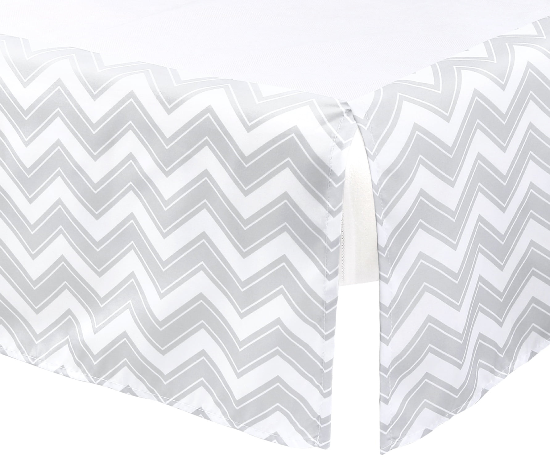 The Peanutshell Elephant Walk Crib Bedding Set for Baby Boys or Baby Girls, 3 Piece Nursery Set with Quilt, Fitted Crib Sheet, and Dust Ruffle - Image 4