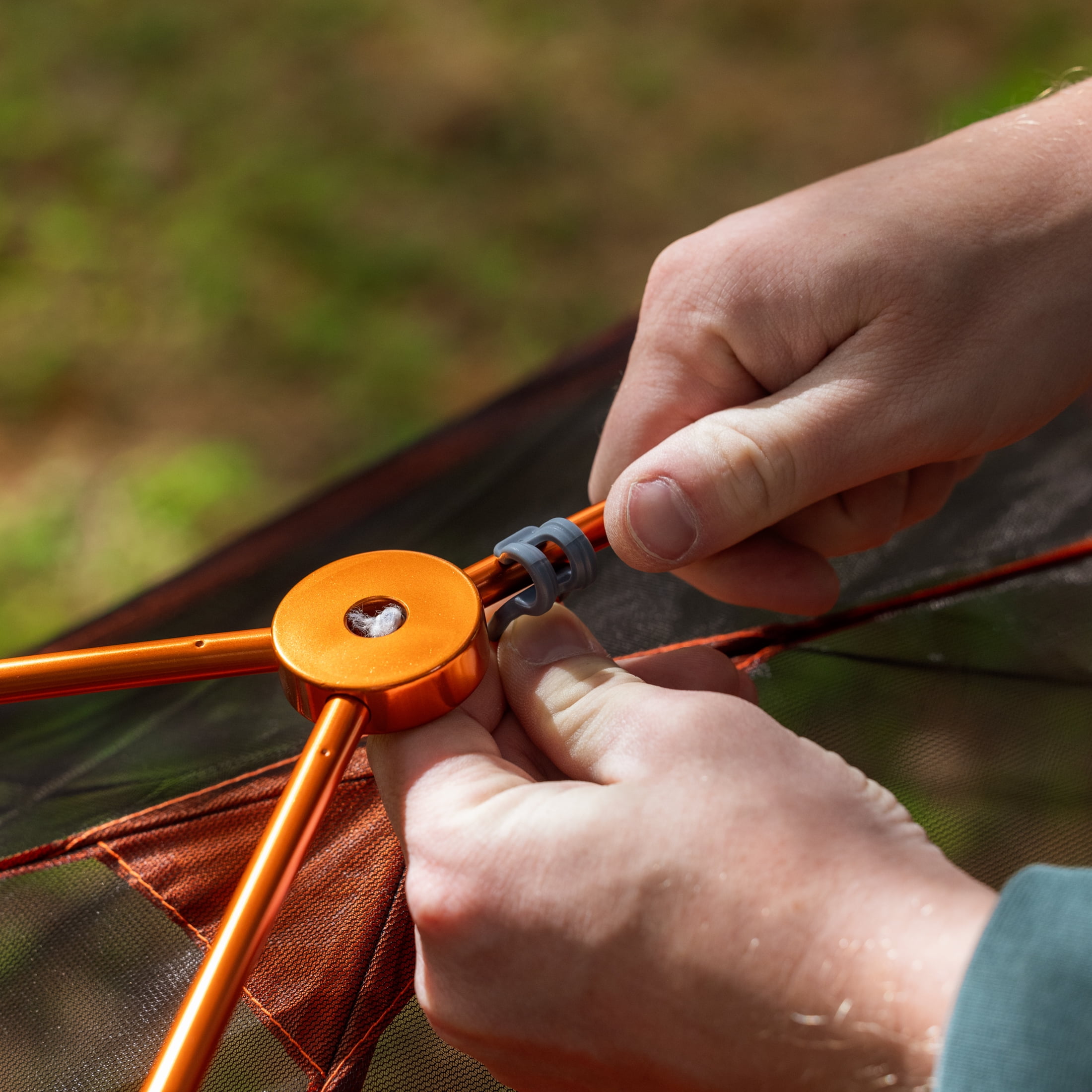 Ozark Trail 1-Person Lightweight Backpacking Tent, 82 in. x 51 in., 3.65 lb. Carry Weight, Orange - Image 13