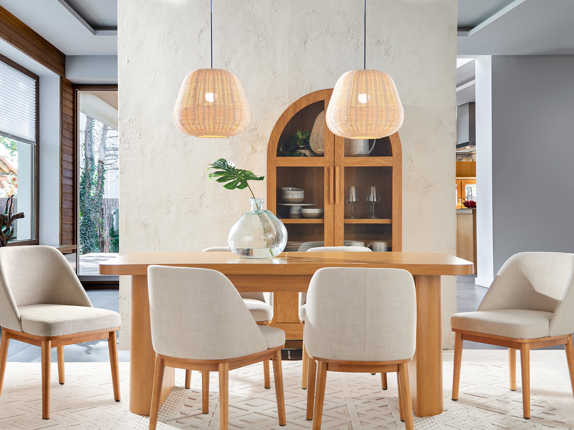 Better Homes and Gardens Springwood Dining Chair, Light Honey Finish - Image 6