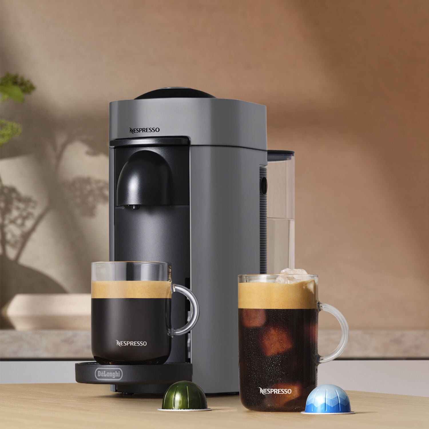 Nespresso New Vertuo Plus Coffee and Espresso Machine by De'Longhi, Gray, Single-Serve Brewers - Image 9