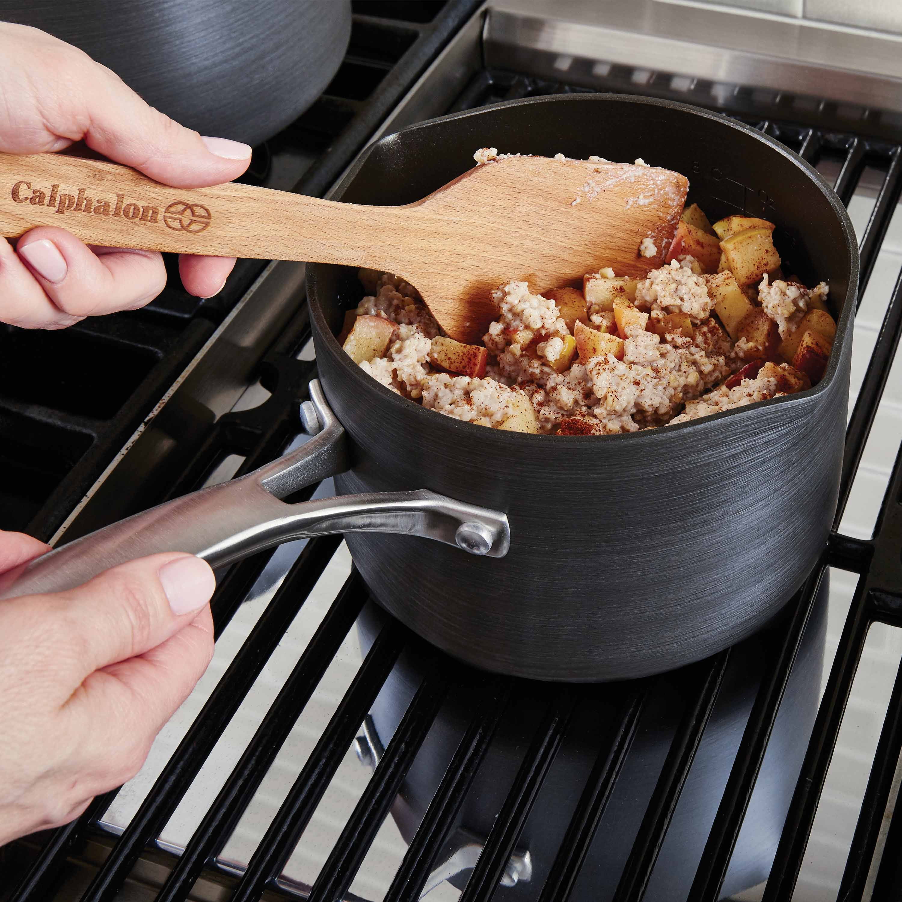 Calphalon Classic Nonstick 2.5-Quart Sauce Pan with Cover, 1943332 - Image 2