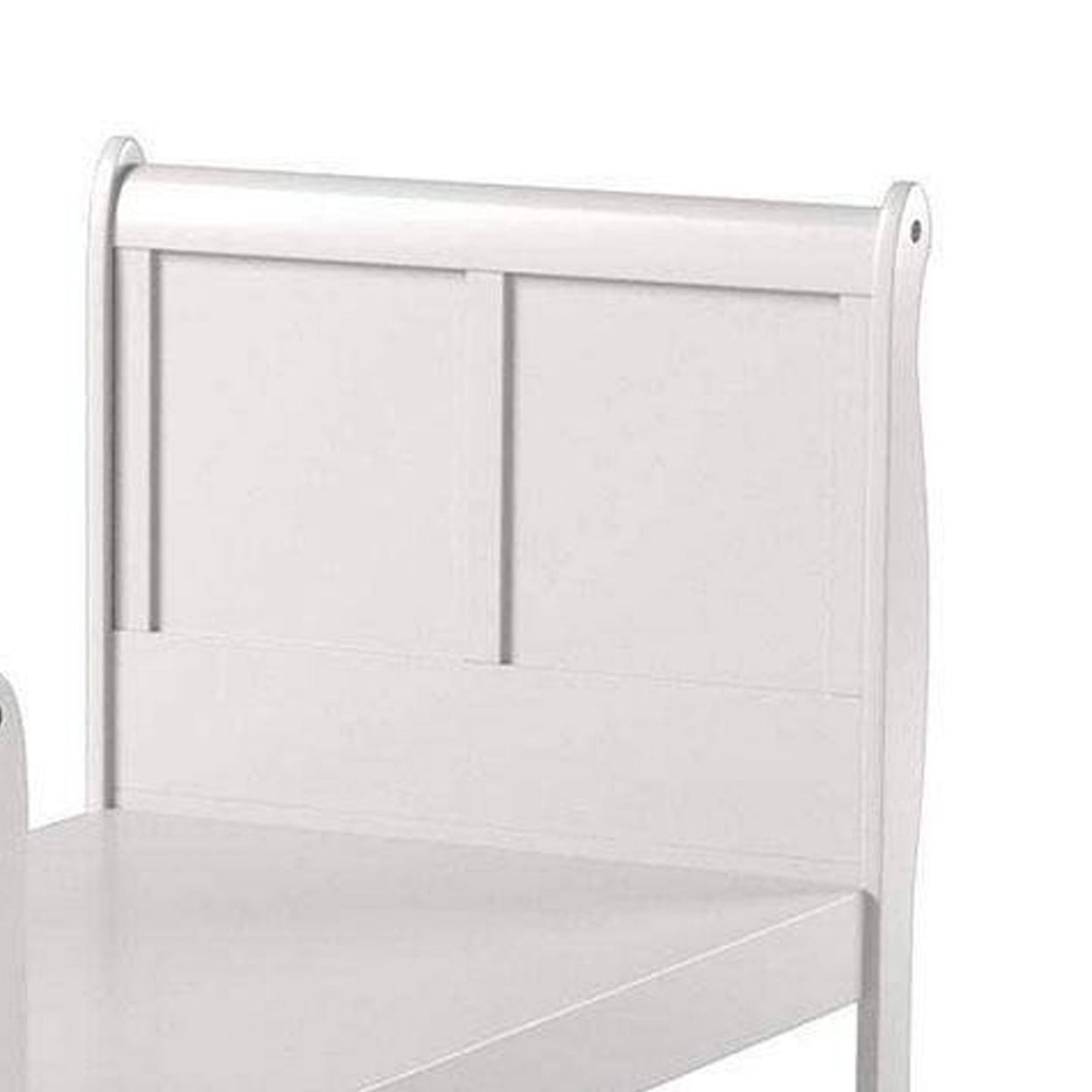 ACME Louis Philippe III Twin Bed in White - Image 3