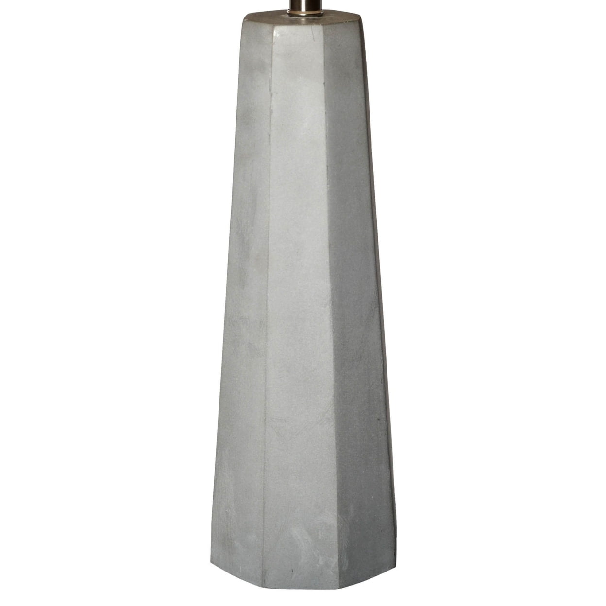 Elegant Designs Concrete Table Lamp with Fabric Shade - Image 6