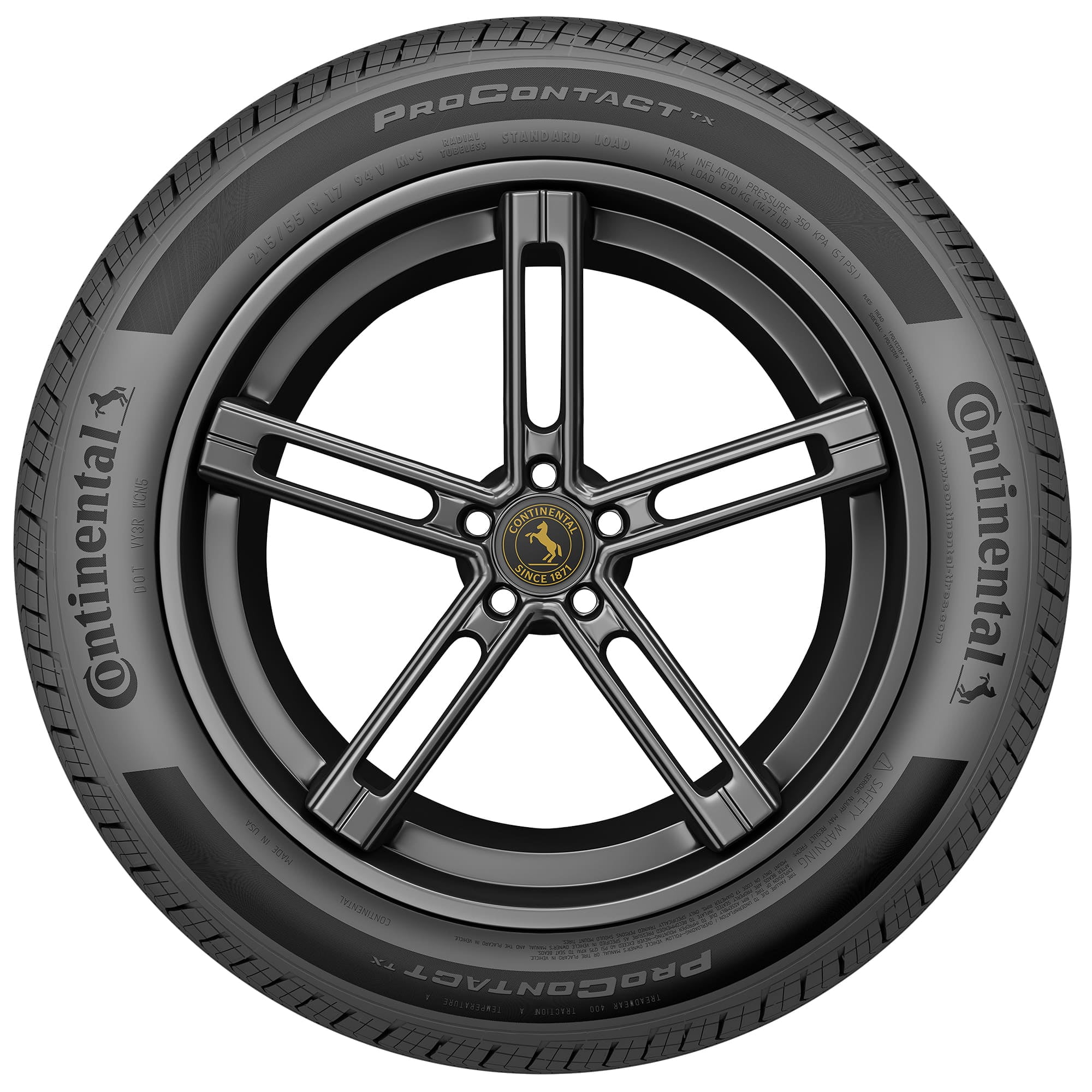Continental ProContact TX All Season 245/45R20 99H Passenger Tire - Image 6