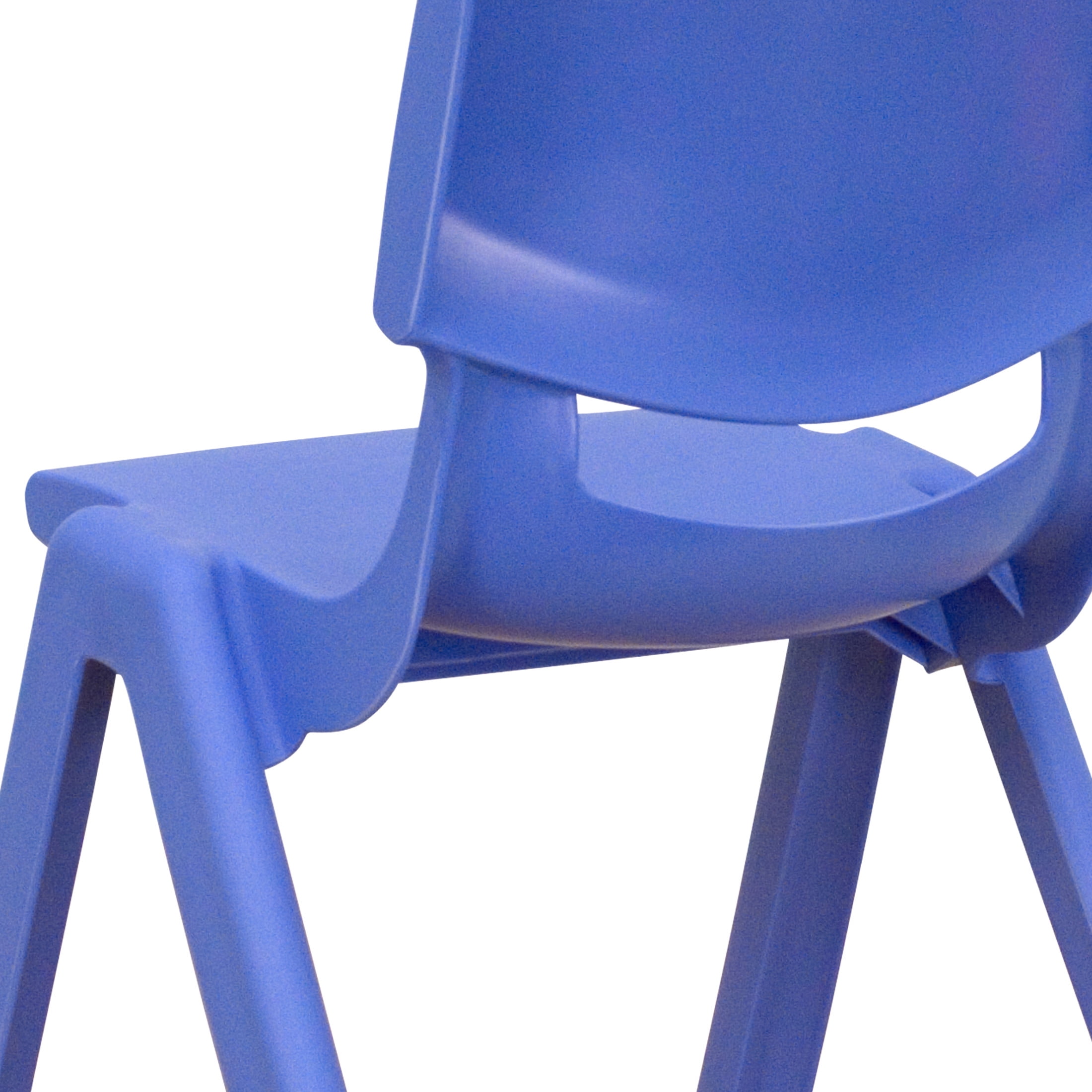 Flash Furniture Whitney 20"H Plastic Stackable School Chairs for Kids Ages 2-4, Set of 10, Blue - Image 12