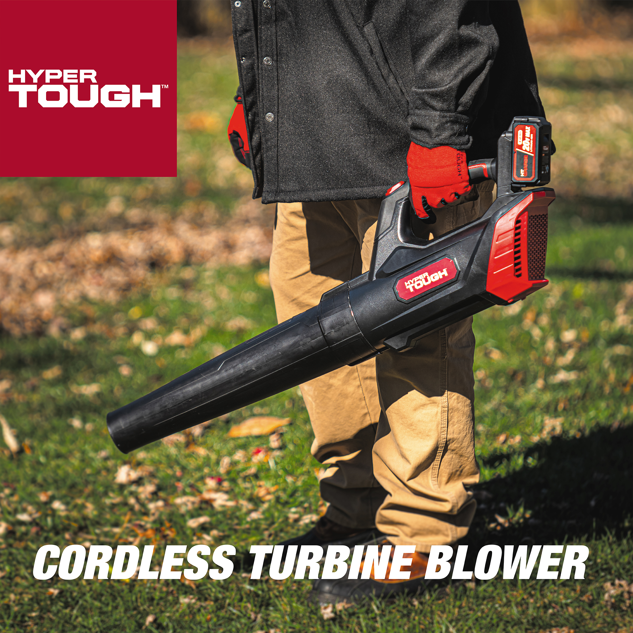 Hyper Tough 20V Max 90 mph 372 Cfm 4.0Ah Battery Powered Cordless Handheld Blower, HT22-401-03-04 - Image 11