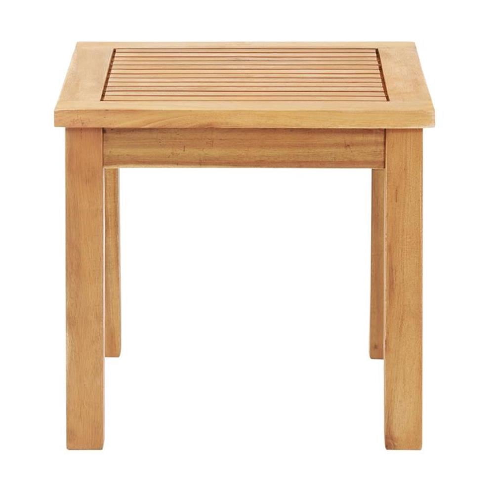 Alaterre Furniture 3-Piece Acacia Wood Bistro Set – 2 Foldable Chairs & Table with Woven Seats for Patio/Deck - Image 6