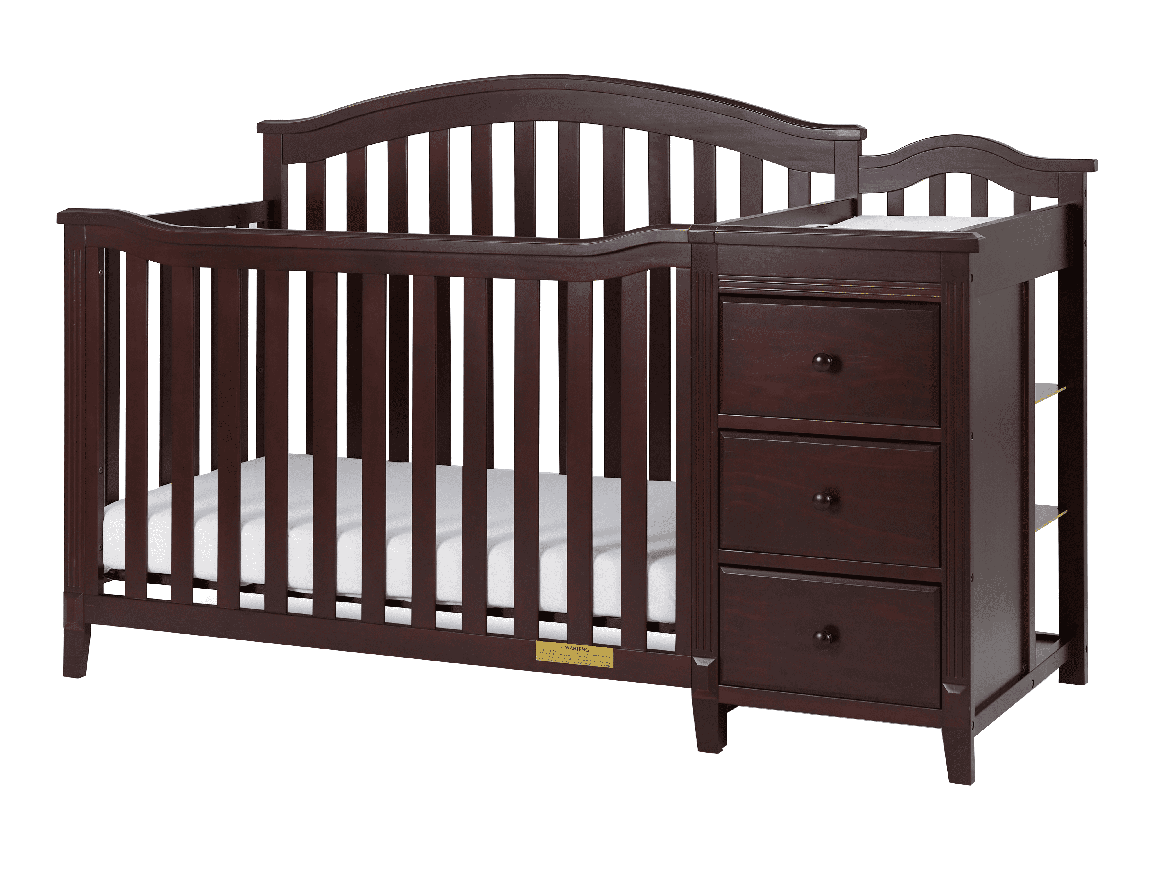 AFG Baby Furniture Kali II 4-in-1 Convertible Crib & Changer, Espresso - Image 15