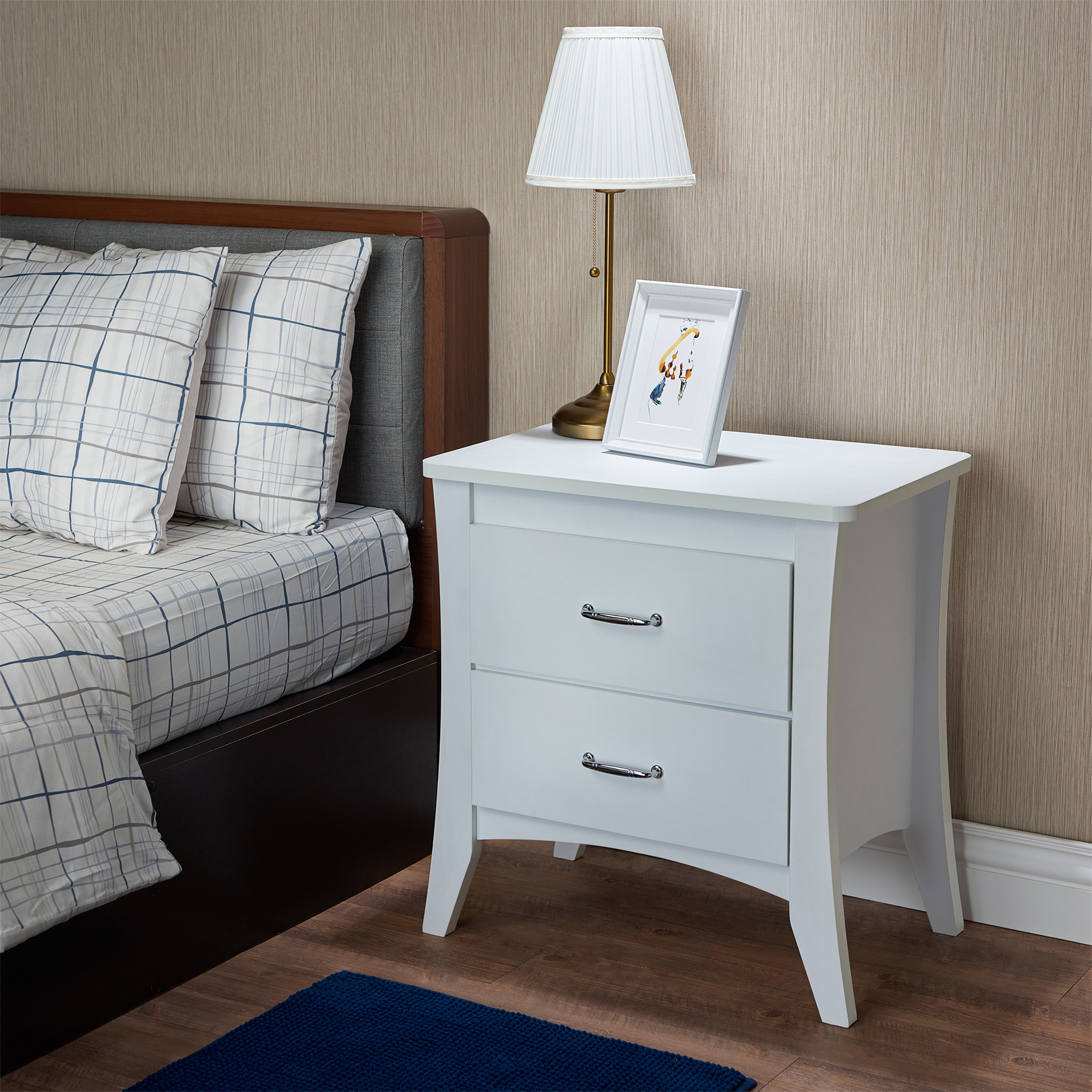 ACME Babb Nightstand with 2 Drawers in White - Image 7