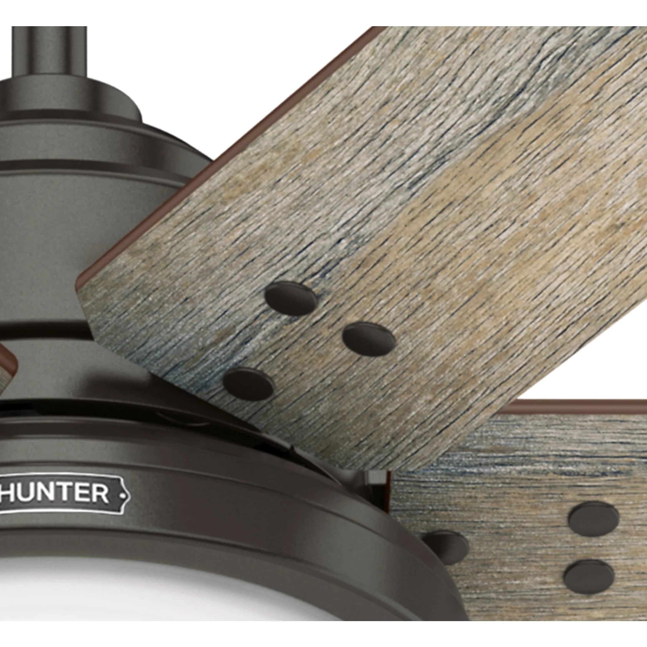 Hunter - Warrant Indoor Ceiling Fan With Light, Wall Control, 60-inch, Noble Bronze, Casual-style, 6-speed, Energy Star, 59461, for living rooms, bedrooms, home offices, kitchens - Image 7