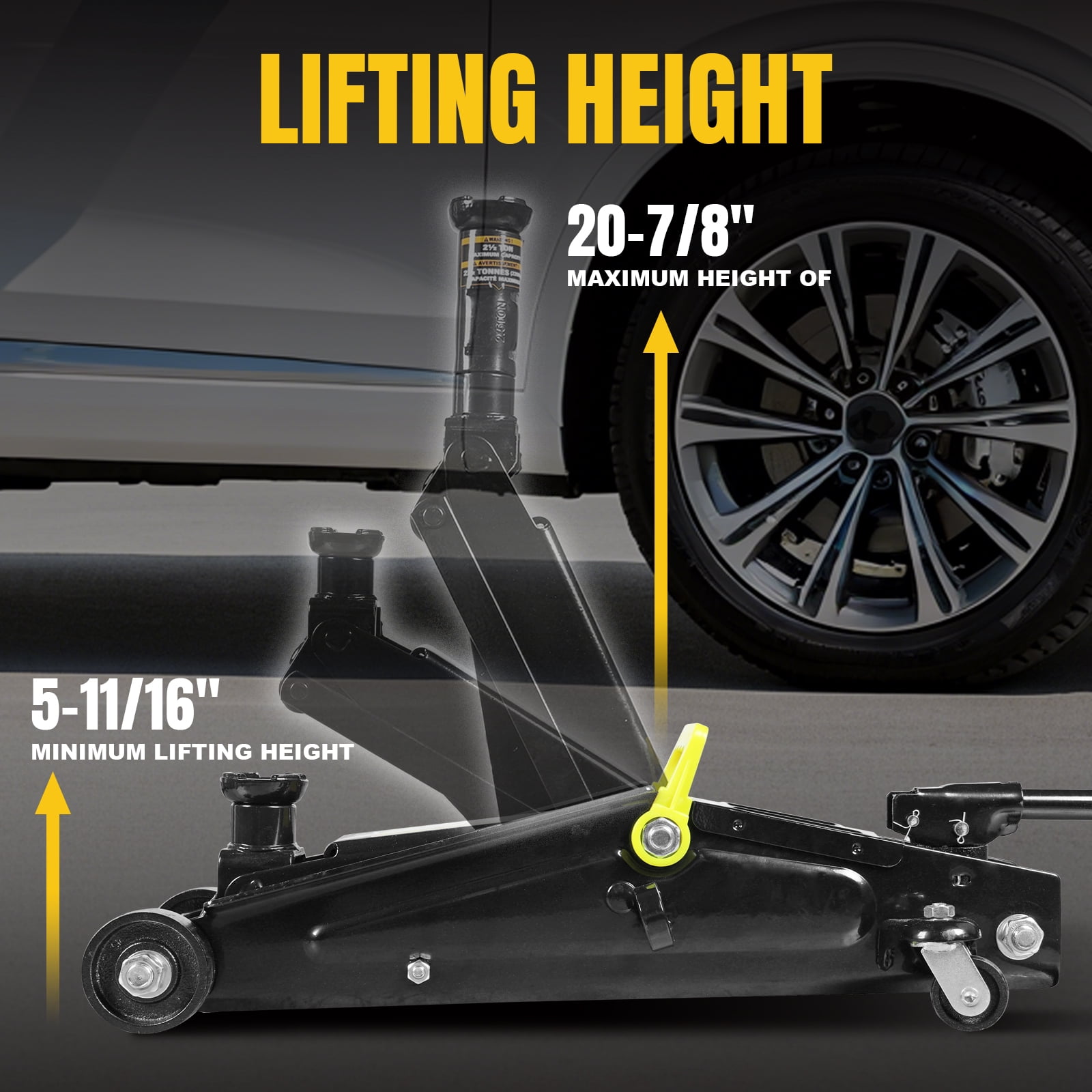 Torin BlackJack DT83006W 3 Ton Hydraulic Trolley Jack - Image 4