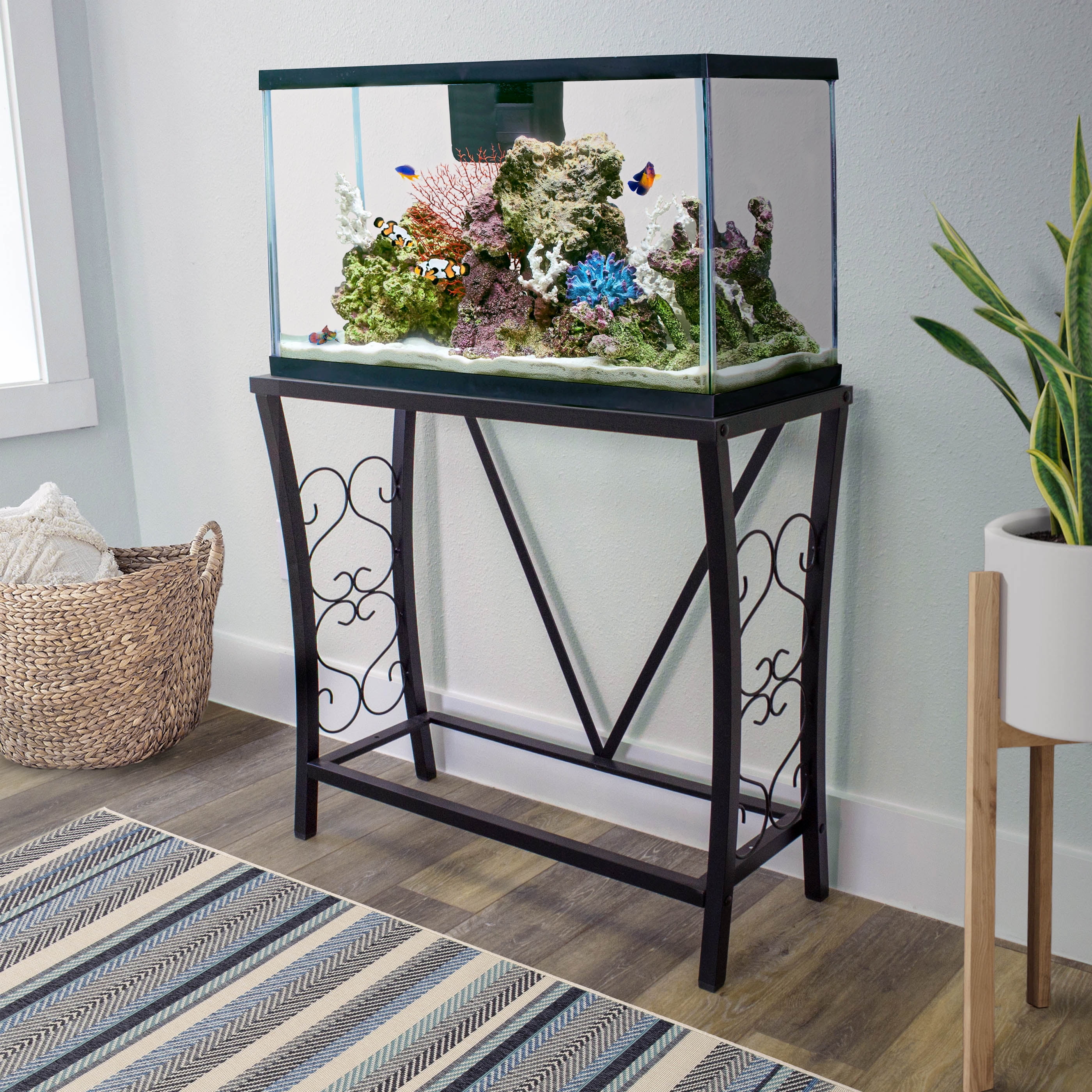 Aquatic Fundamentals 29 Gallon Metal Aquarium Stand - Image 7