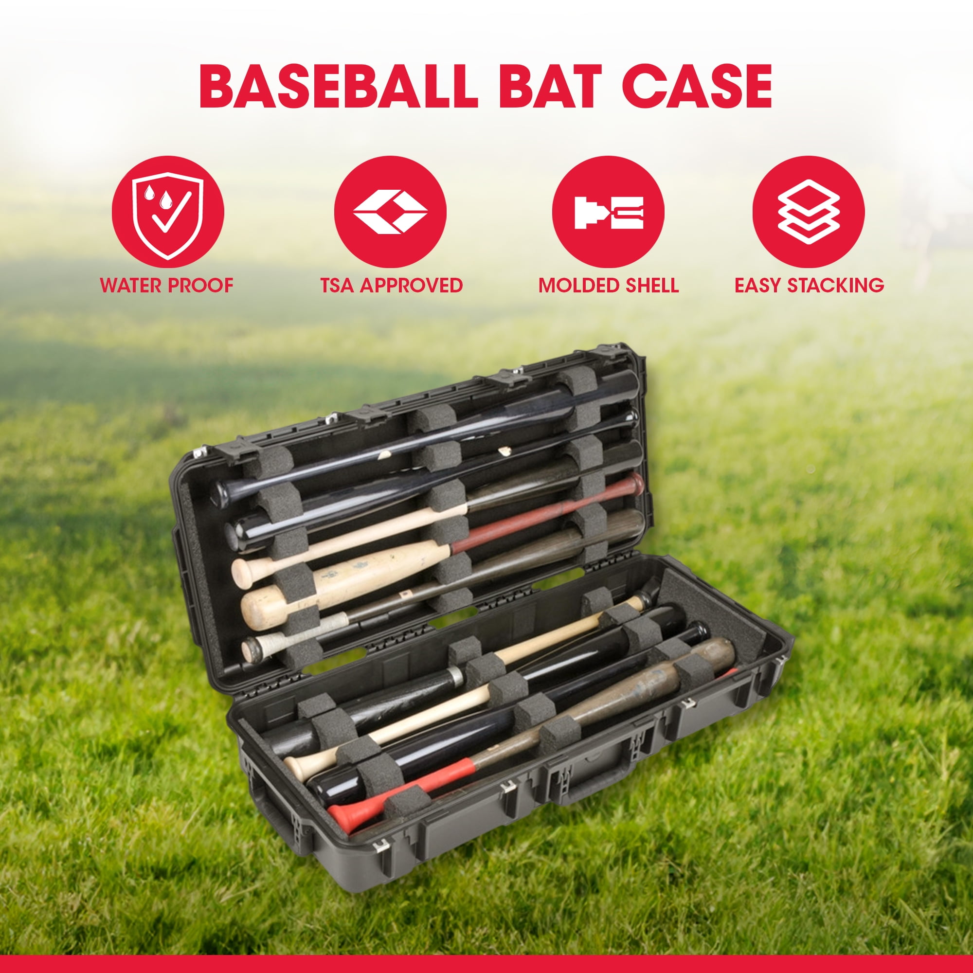 SKB iSeries Baseball Bat Case - 10 Bats - Image 7