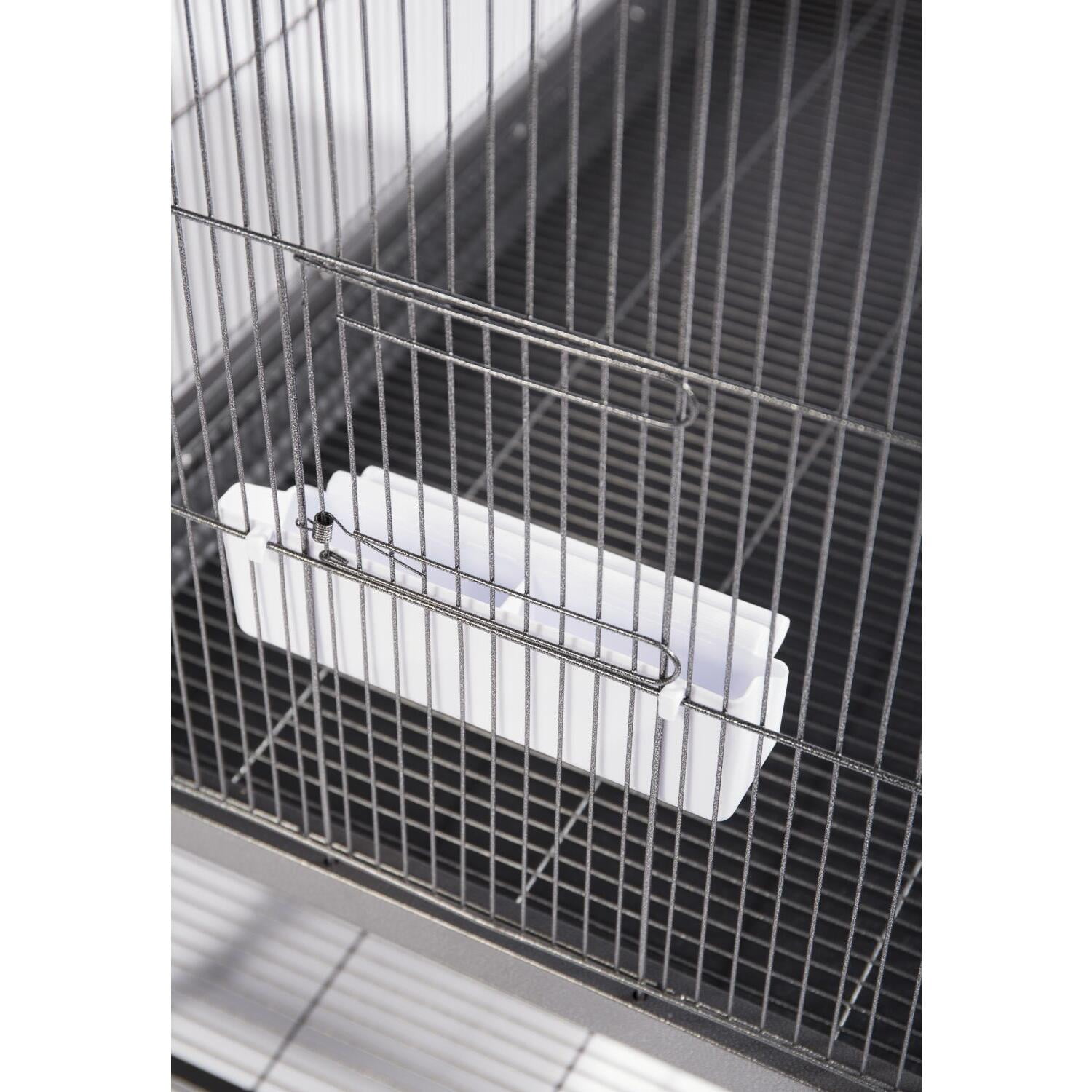Prevue Pet Products Extra-Large Wrought Iron Flight Cage, Black Hammertone - Image 3