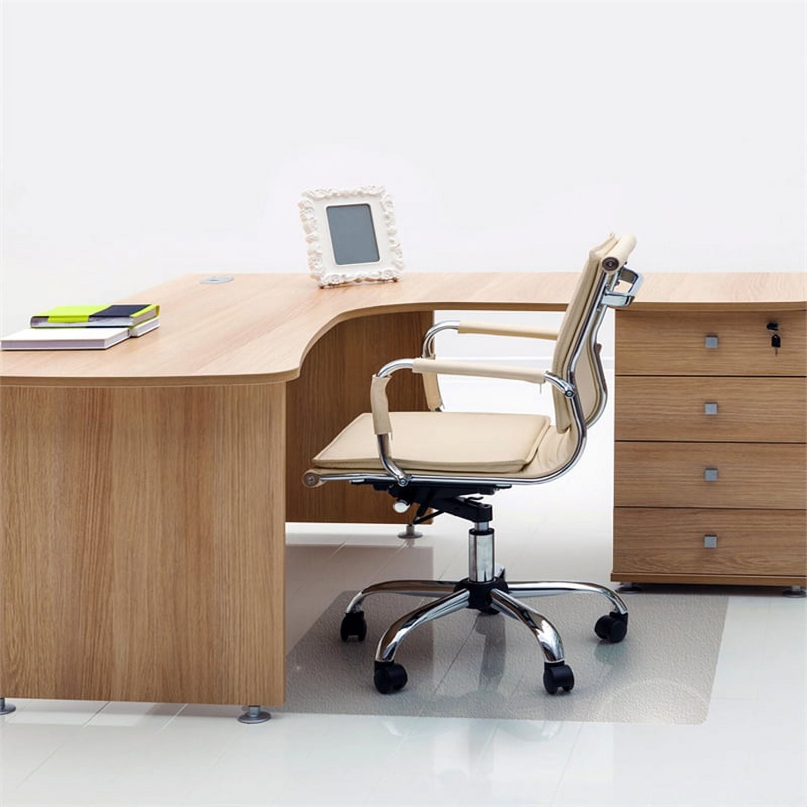 Floortex® Valuemat® PVC Rectangular Chair Mat Hard Floor 45" x 52" - Image 11