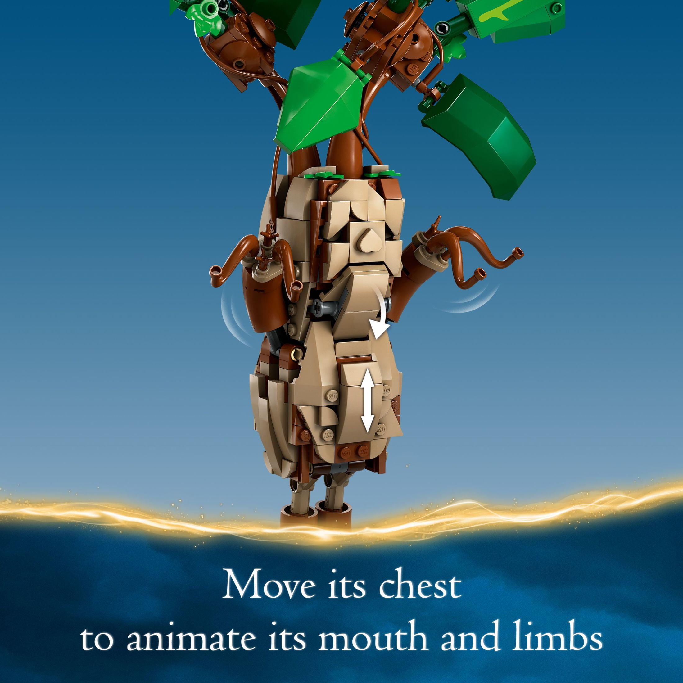 LEGO Harry Potter Mandrake Figure & Pot Plant Toy, Harry Potter Collectible Gift Idea for Kids, Magical Creature Playset for Room décor, Harry Potter Toy for 10 Year Old Girls, Boys or Any Fan, 76433 - Image 5