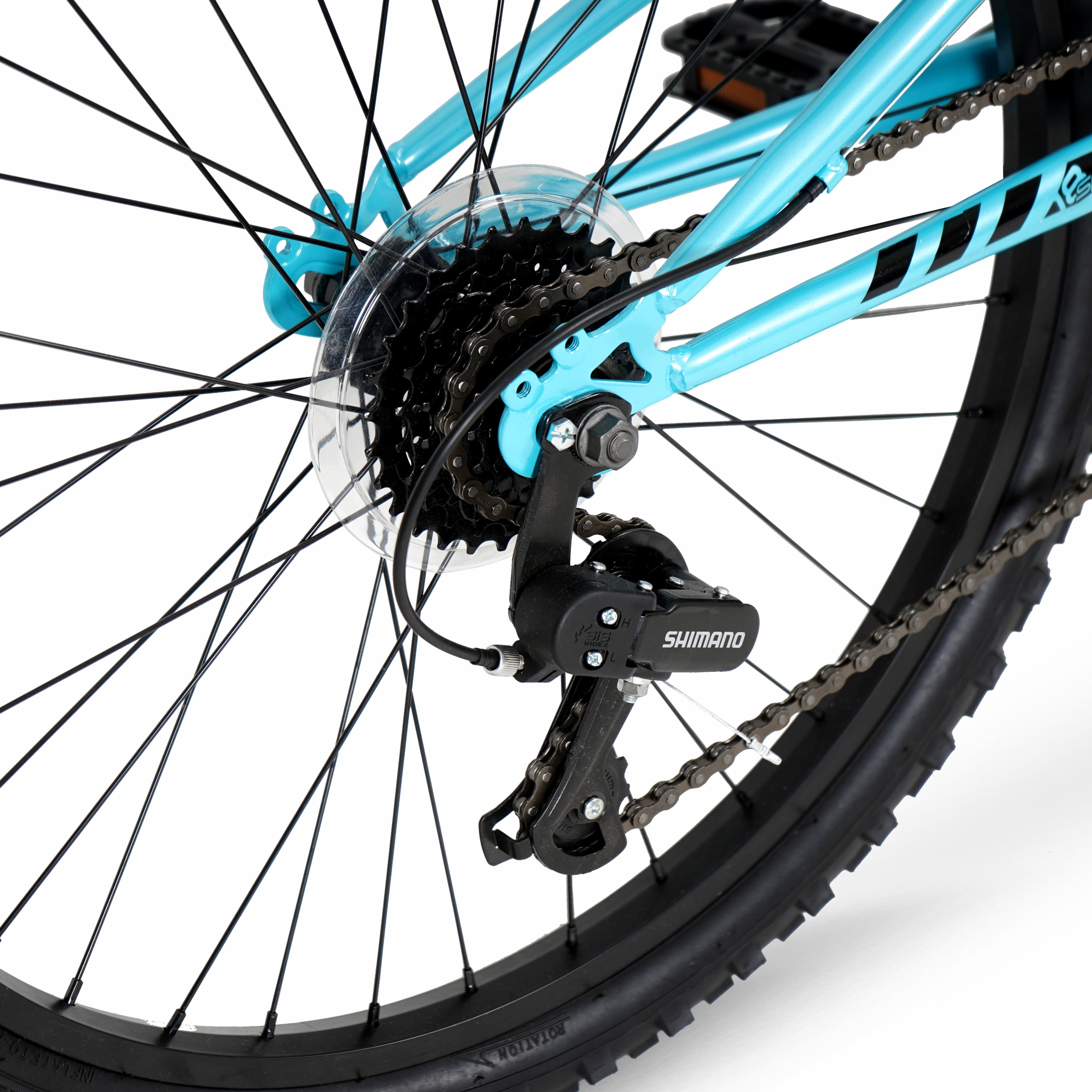 Hyper Bicycles 24" Girl's Swift Mountain Bike for Kids, Blue - Image 3