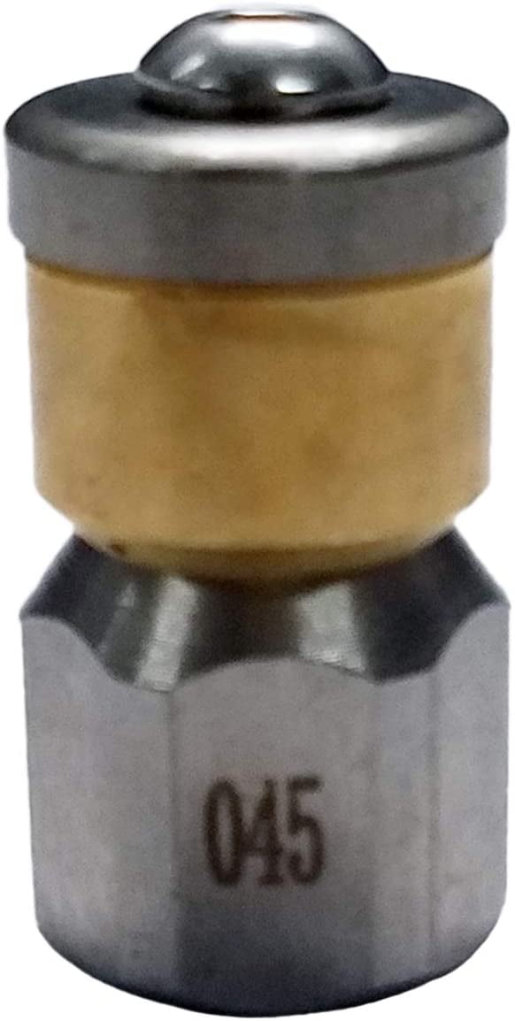 Ultimate Washer Sewer Jetting Kit for Power Pressure Washer, 1/4 Inch MNPT, 100 Ft Sewer Hose, Laser Nozzle and Rotating Drain Jetting Nozzle, 4400 PSI - Image 7