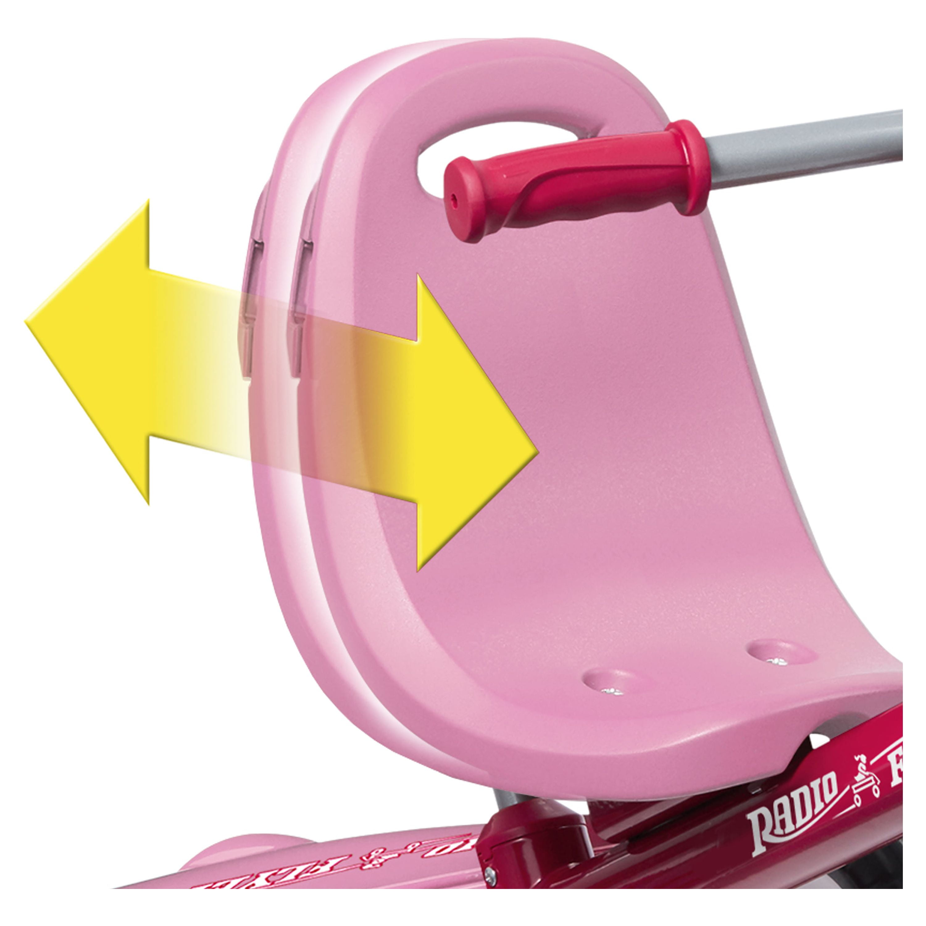 Radio Flyer 4-in-1 Stroll 'N Trike Infant and Toddler Tricycle Stroller, Pink - Image 27